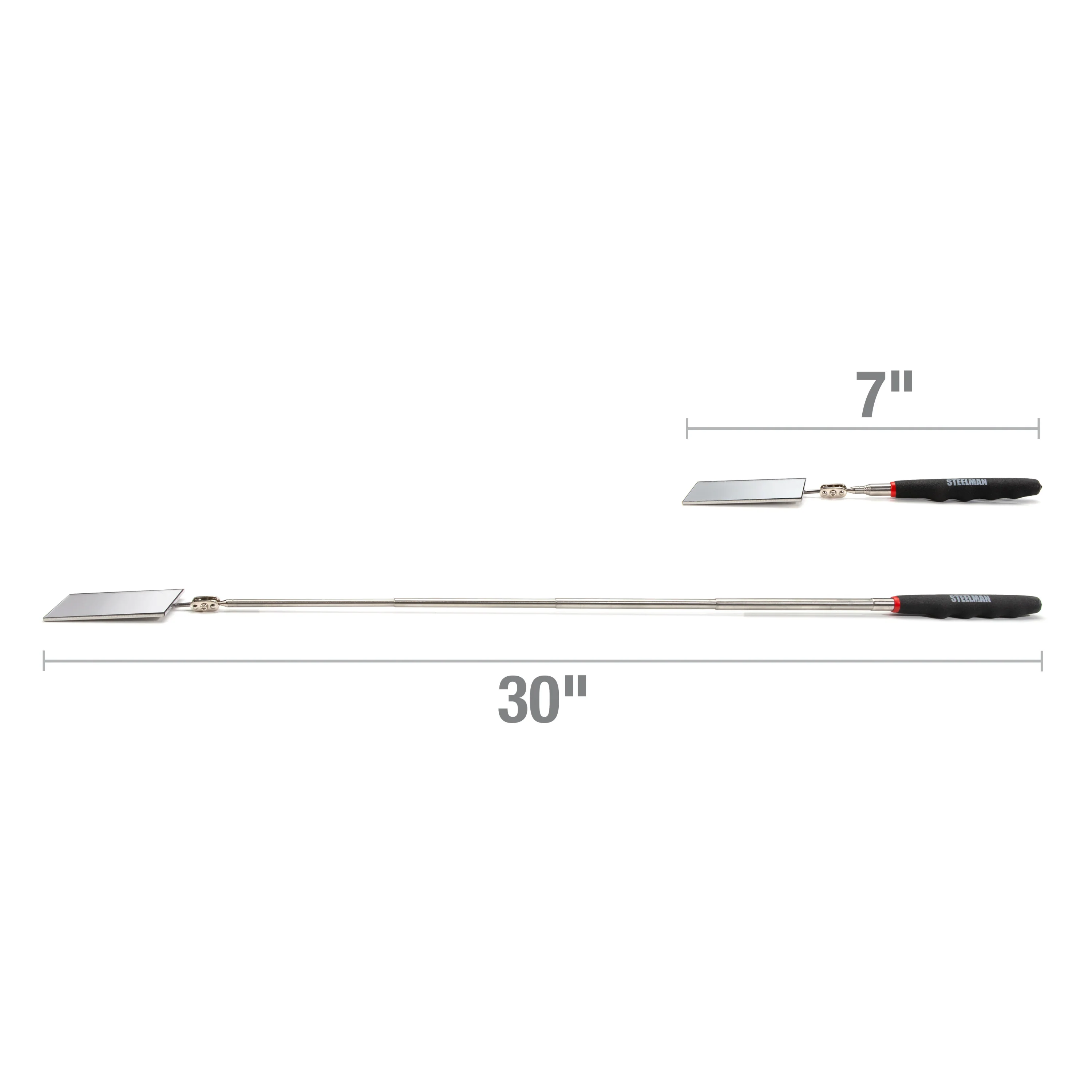 30-Inch Telescoping 2-Inch x 3.5-Inch Inspection Mirror - Image 7