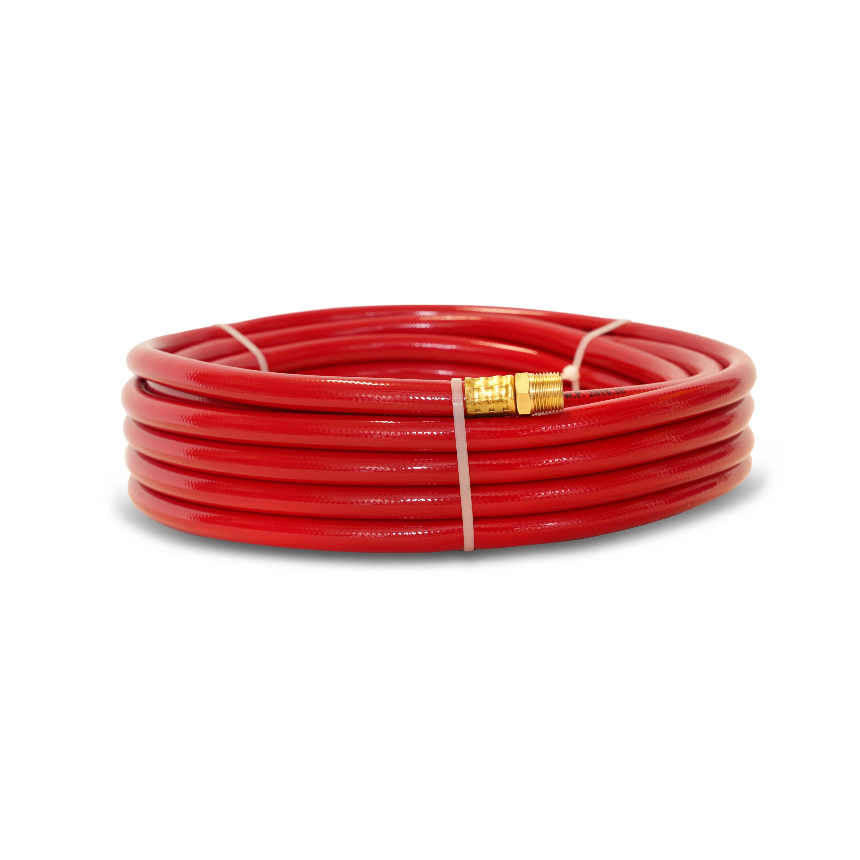 35-Foot Long PVC 3/8-Inch ID Hose Reel Replacement Air Hose with 3/8-Inch NPT Brass Fittings - Image 4