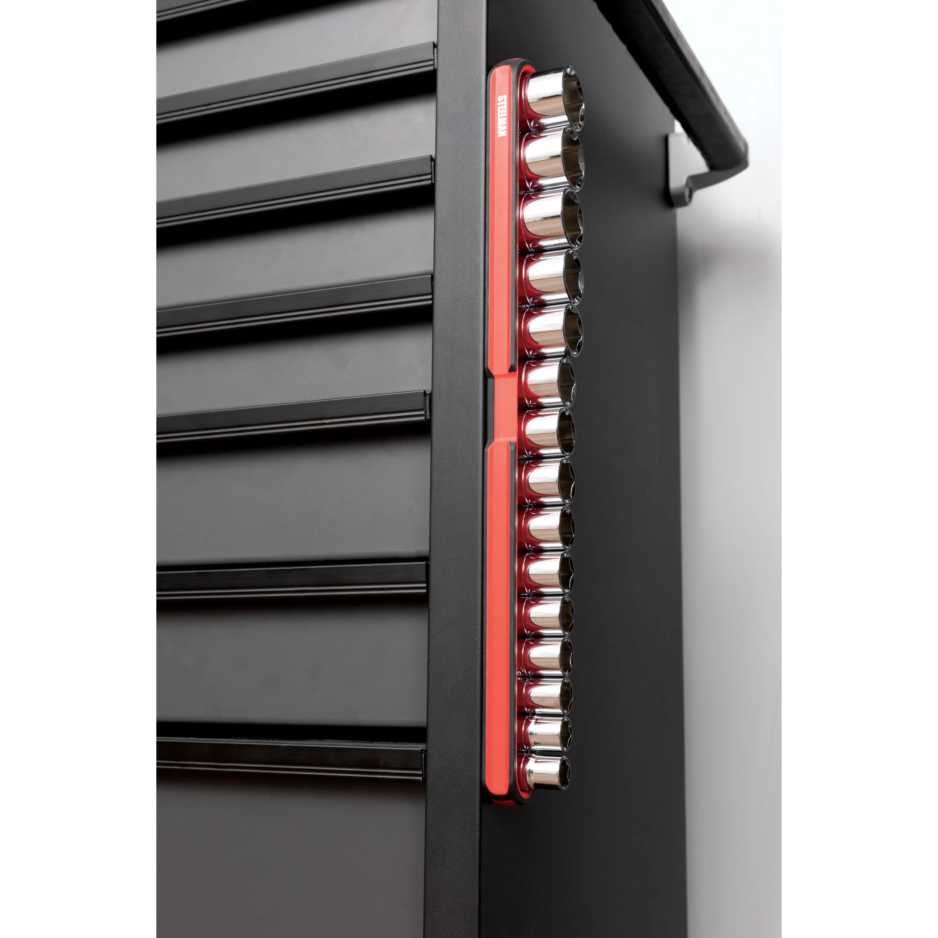 Large 18-Inch Long Magnetic Steel Socket Storage and Parts Accessory Tray - Image 6