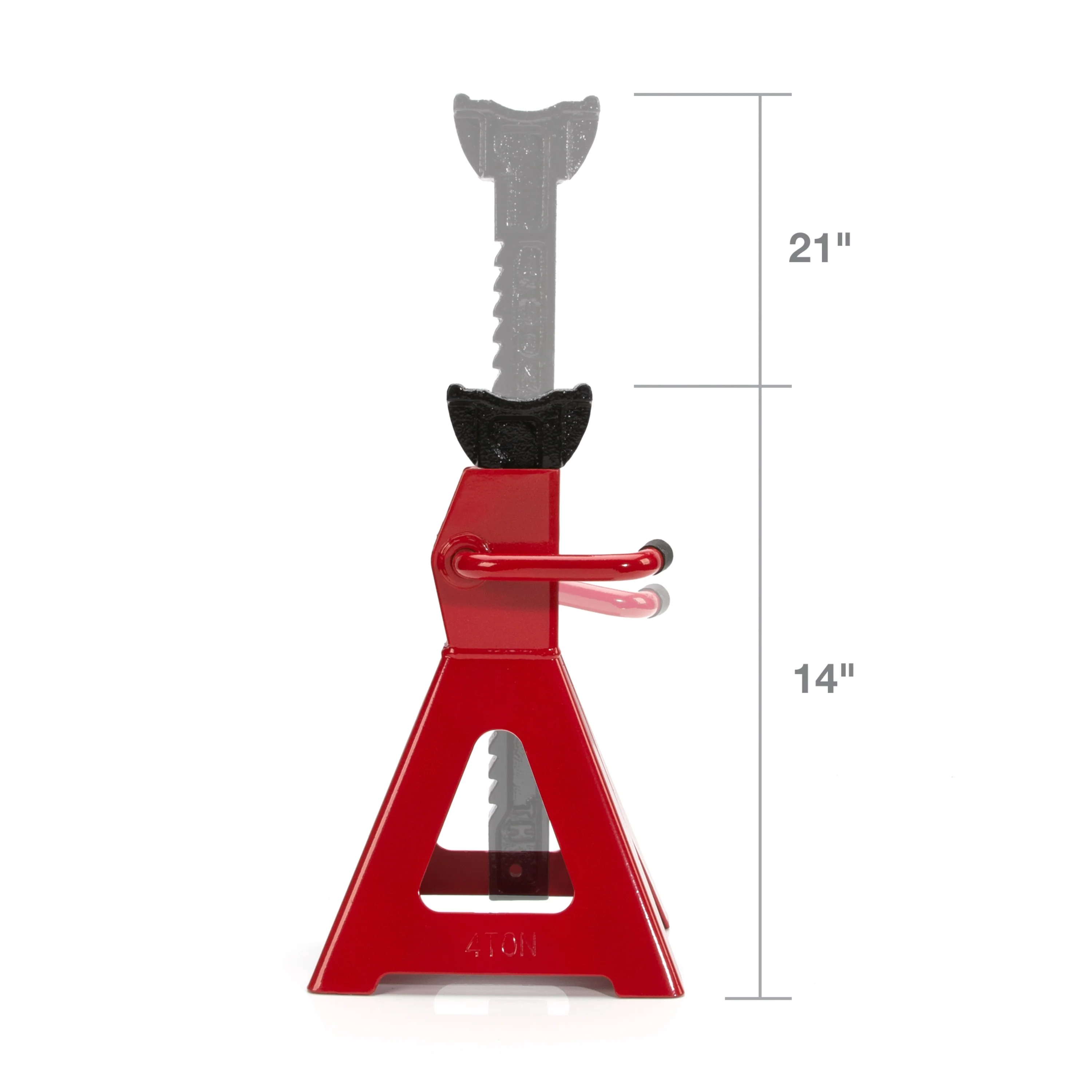 Professional 4-Ton Capacity Jack Stand Set (1 Pair) - Image 5