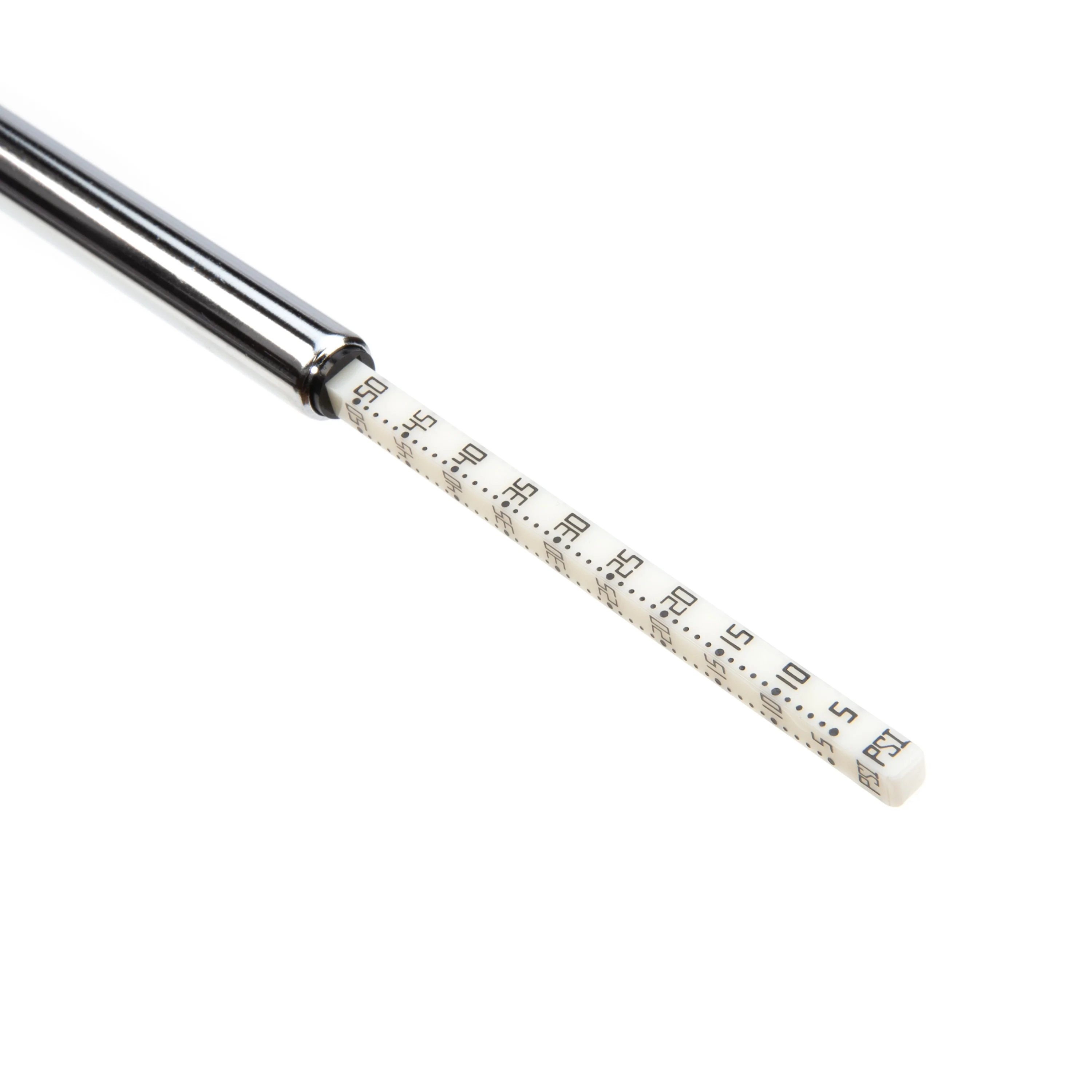5-50 PSI Polished Steel Pencil Air Pressure Gauge, 10-pack - Image 4