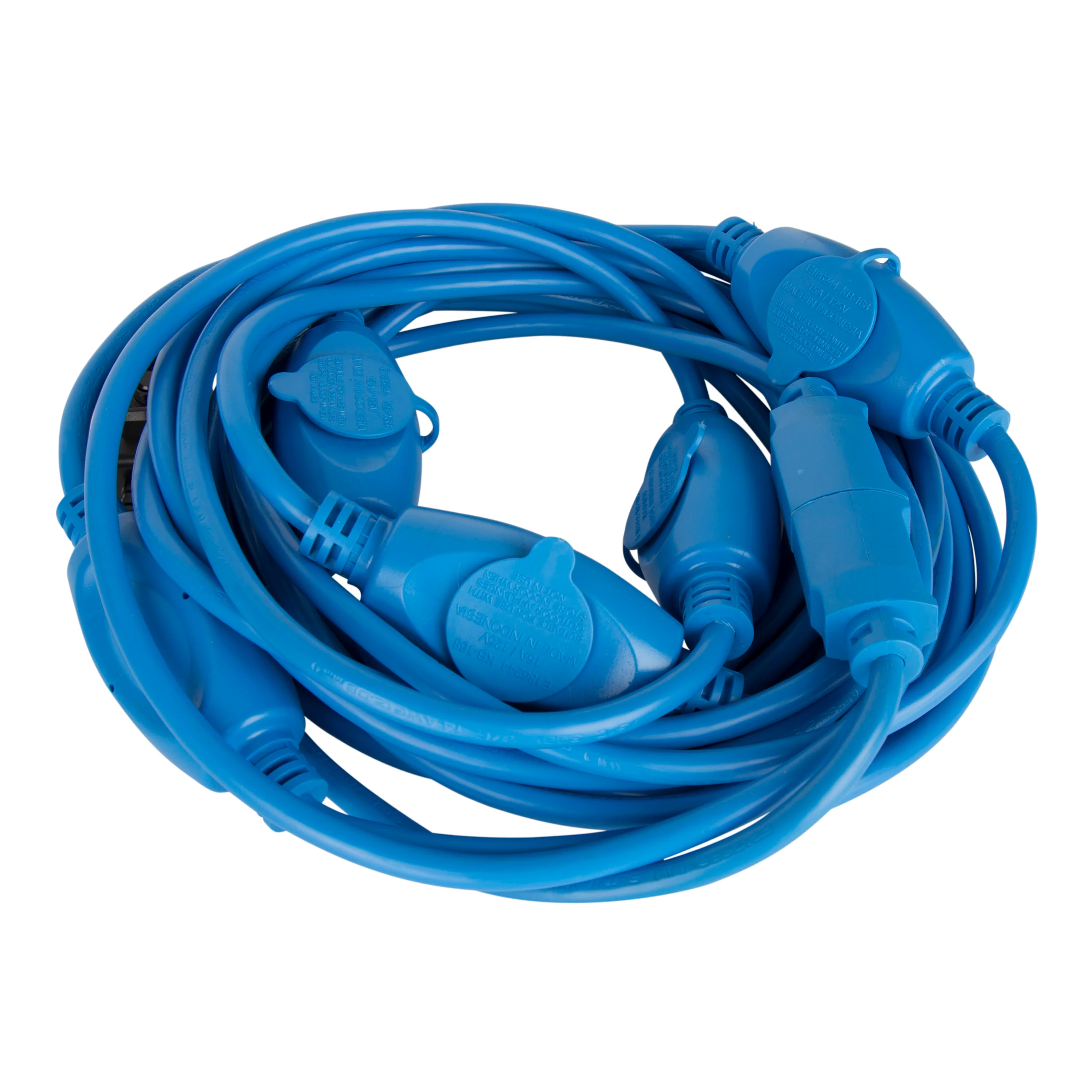 6-Outlet 36-Foot 14/3 Extension Cord with Inline 15-Amp 125V AC Circuit Breaker - Image 2