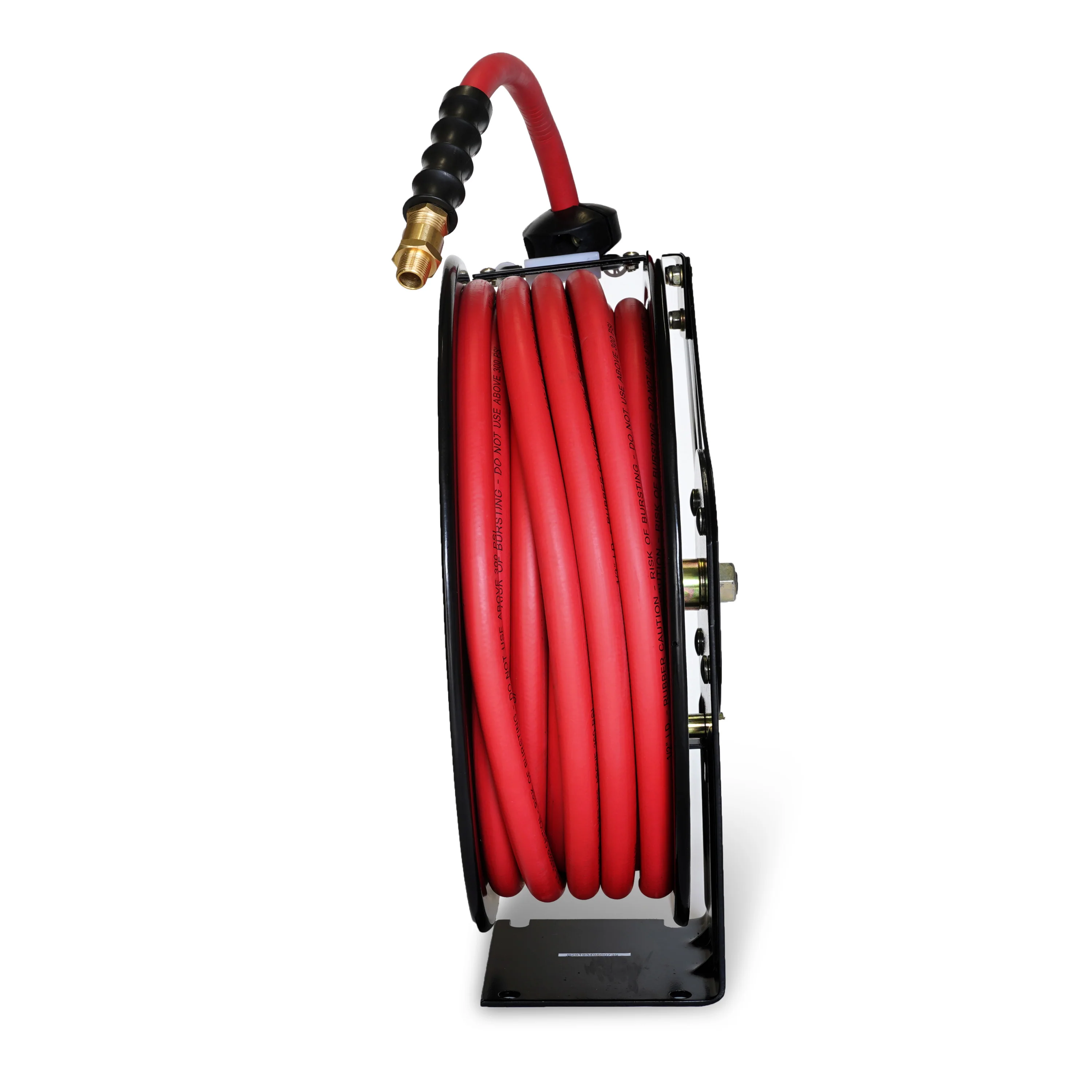 Enclosed Spring Pneumatic Hose Reel with 50-Foot 1/2-Inch ID Hose - Image 6
