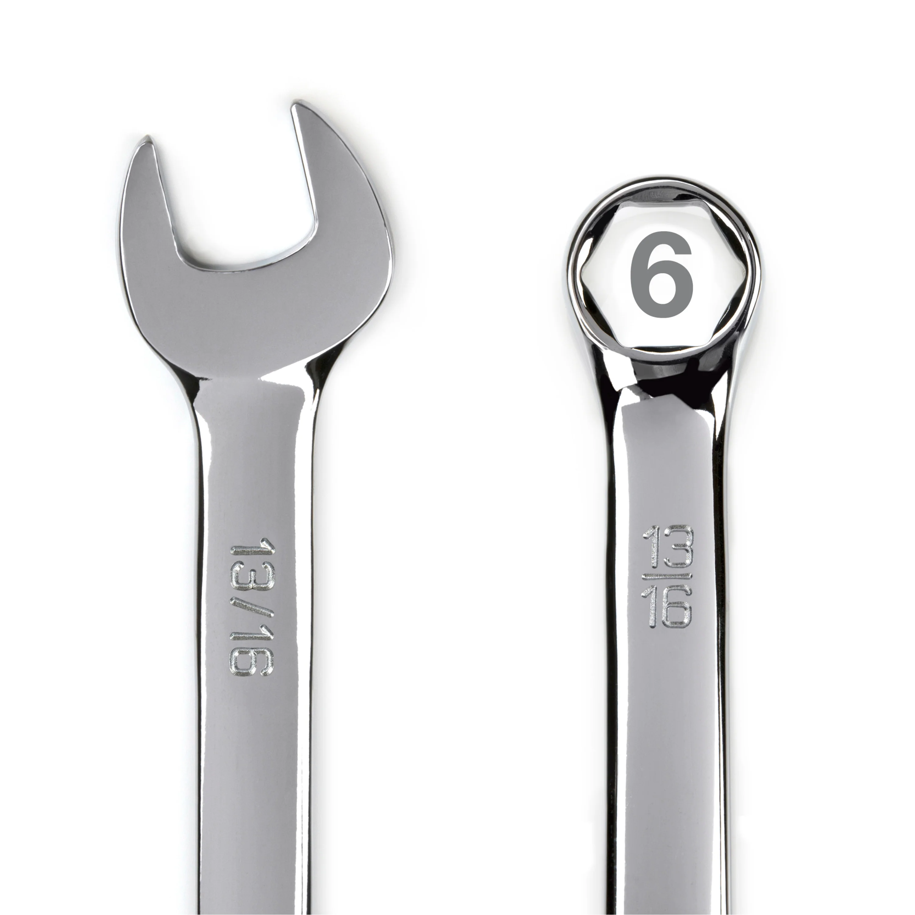 13-Piece SAE 6-Point Combination Wrench Set - Image 4