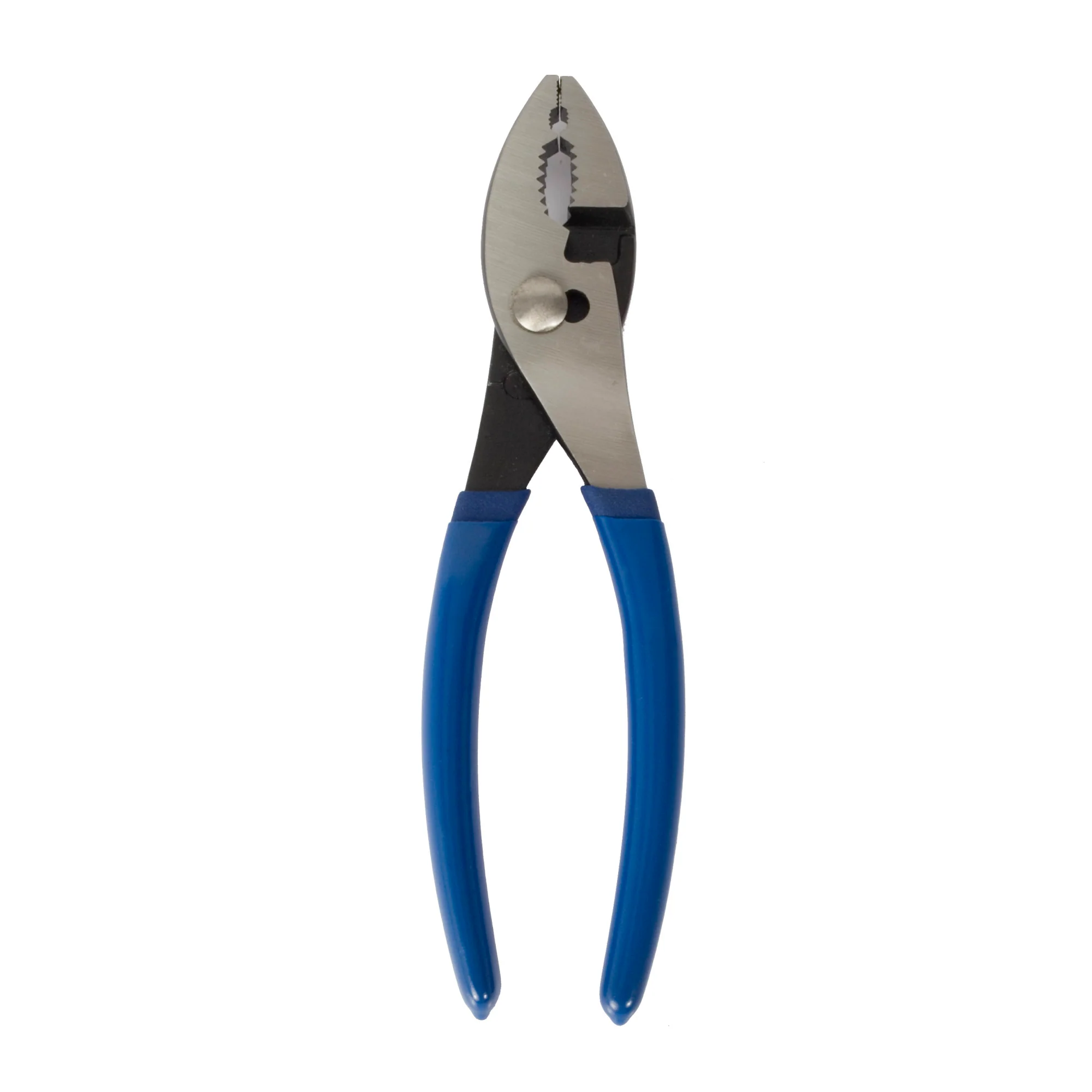 8-Inch Long Slip-Joint Pliers with Wire Cutter and Dual Layer Black Grip - Image 2