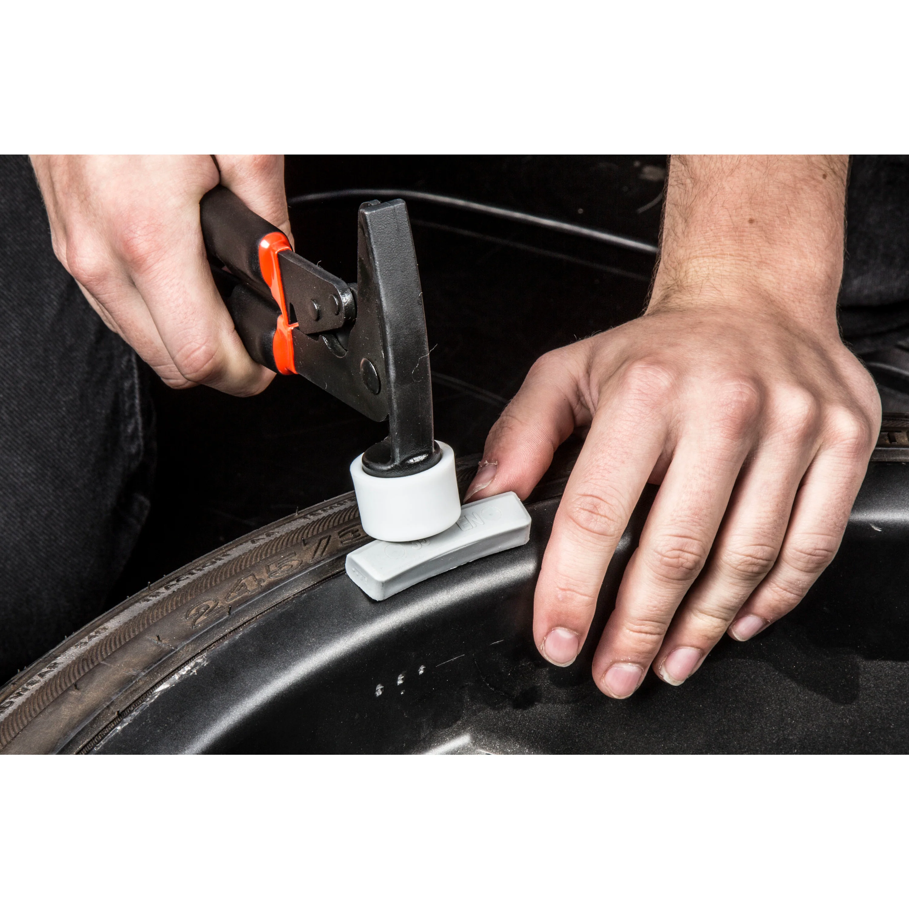 Wheel Weight Hammer, Pliers Balancing Tool for Installation and Removal of Clip-on Weights - Image 7