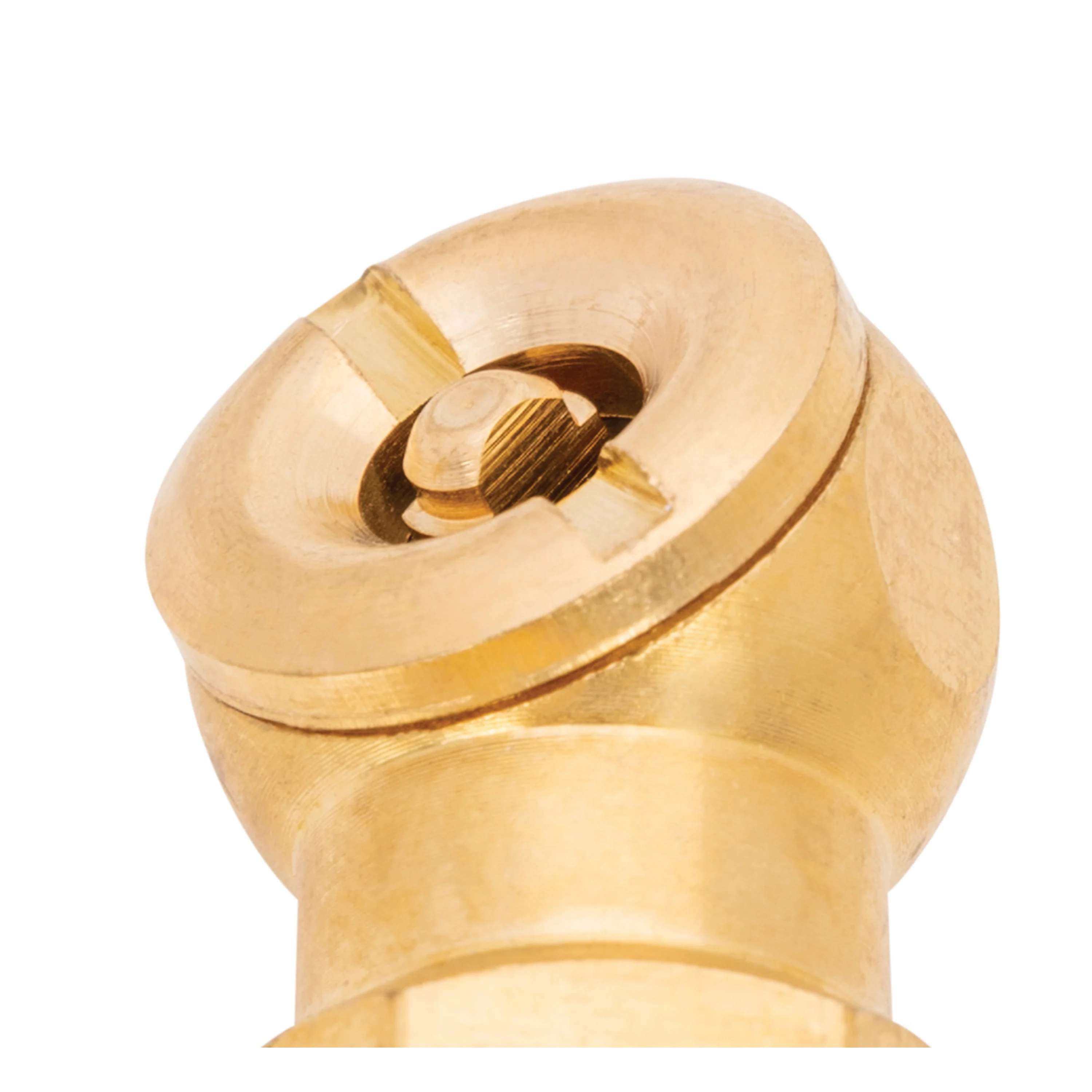 Angled Push-On Brass Ball Foot Air Chuck with 1/4-Inch NPT Thread - Image 4