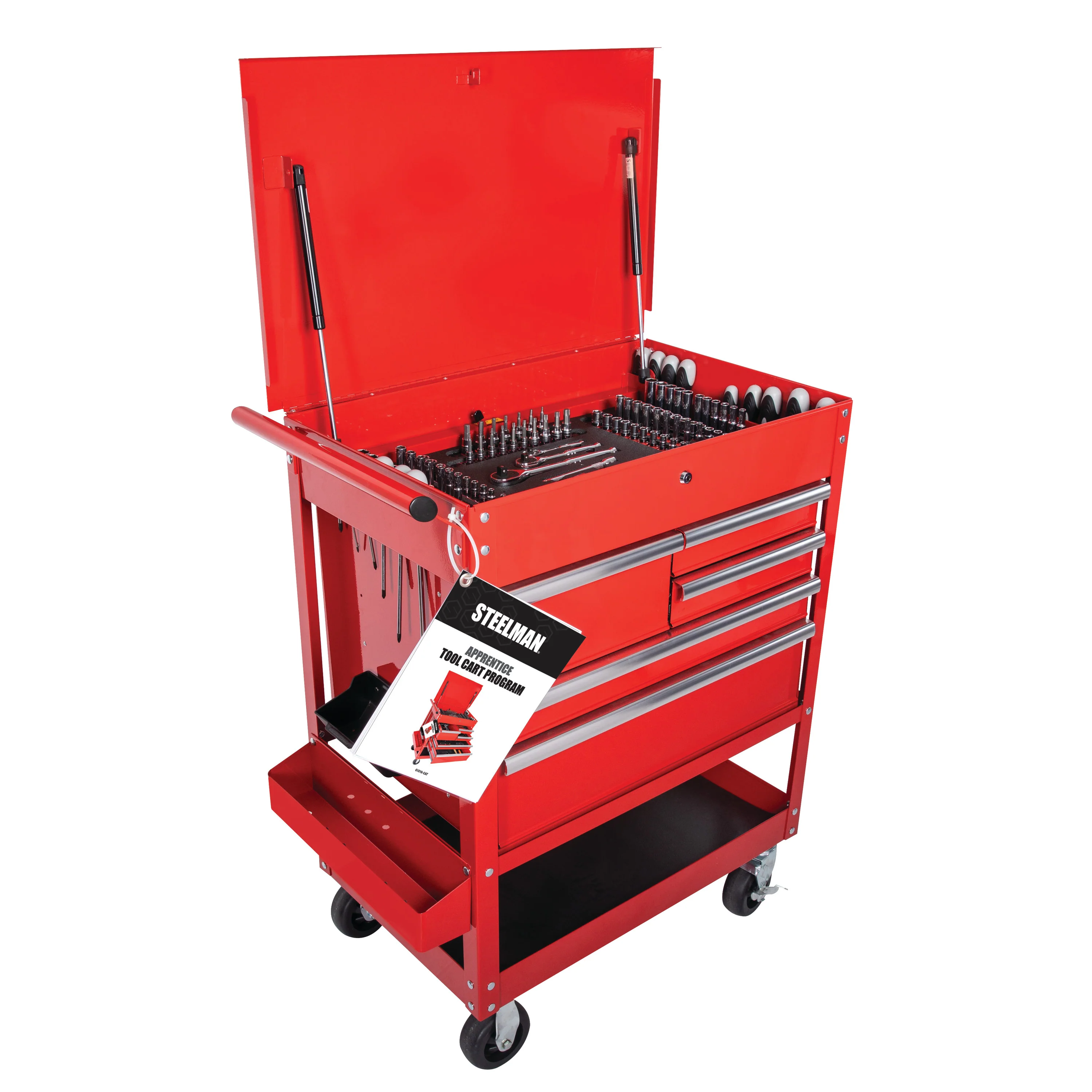 234-Piece Apprentice Automotive Technician 5-Drawer Tool Cart with Tools - Image 2