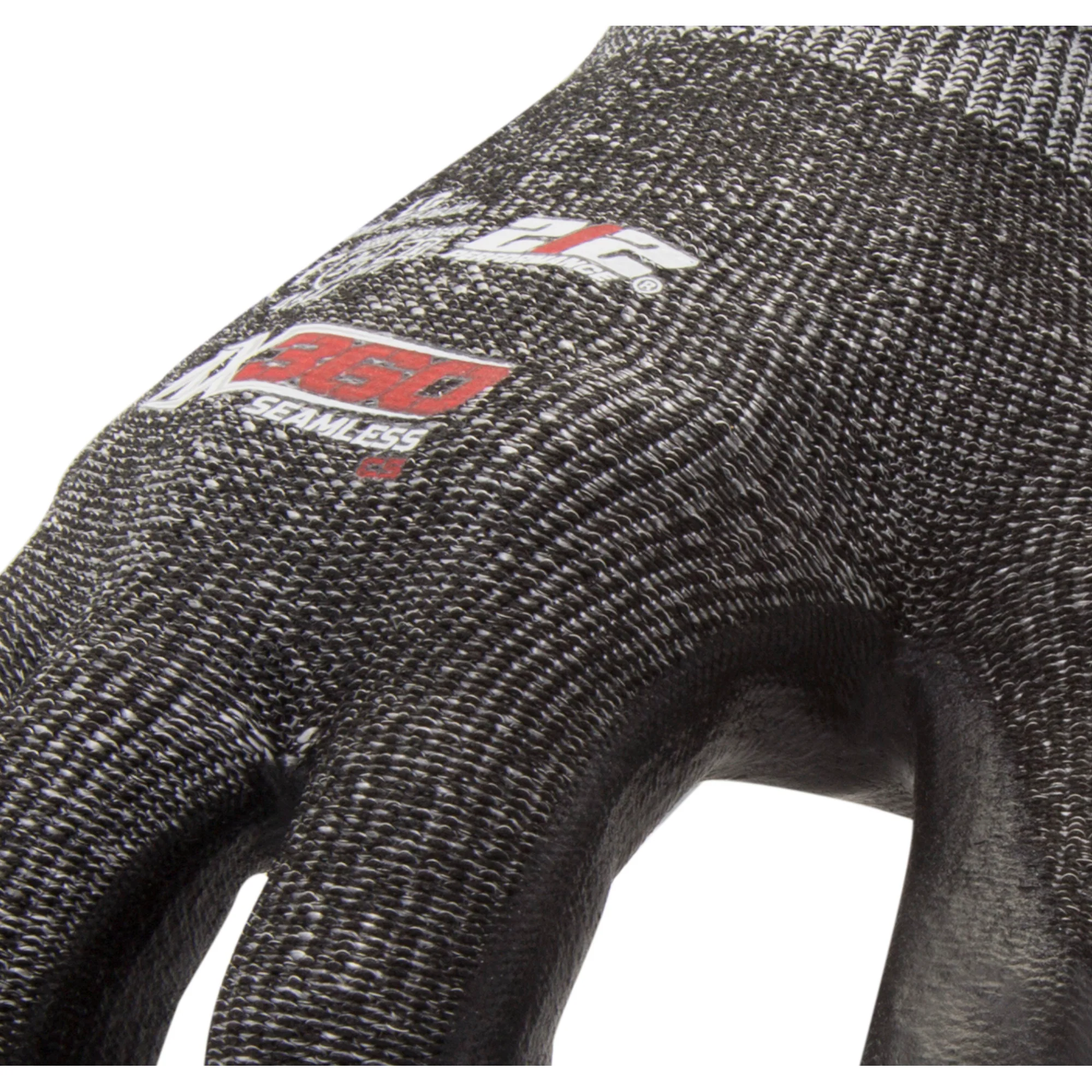 AX360 Foam Nitrile-dipped Cut Resistant Gloves in Black and Gray (EN Level 5, ANSI A3) - Image 5