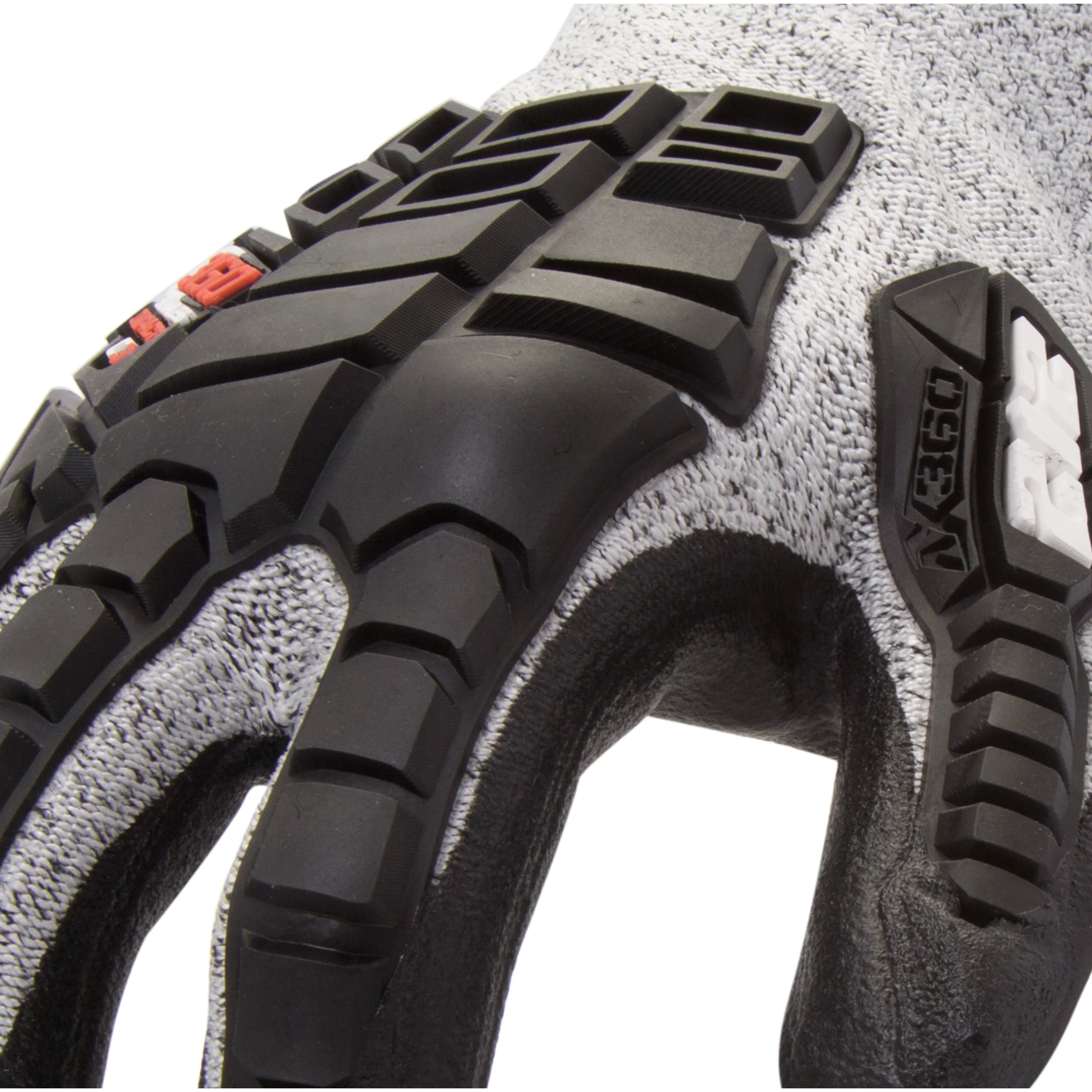 AX360 Impact Cut Resistant Gloves in Black and Gray (EN Level 3, ANSI A2) - Image 5