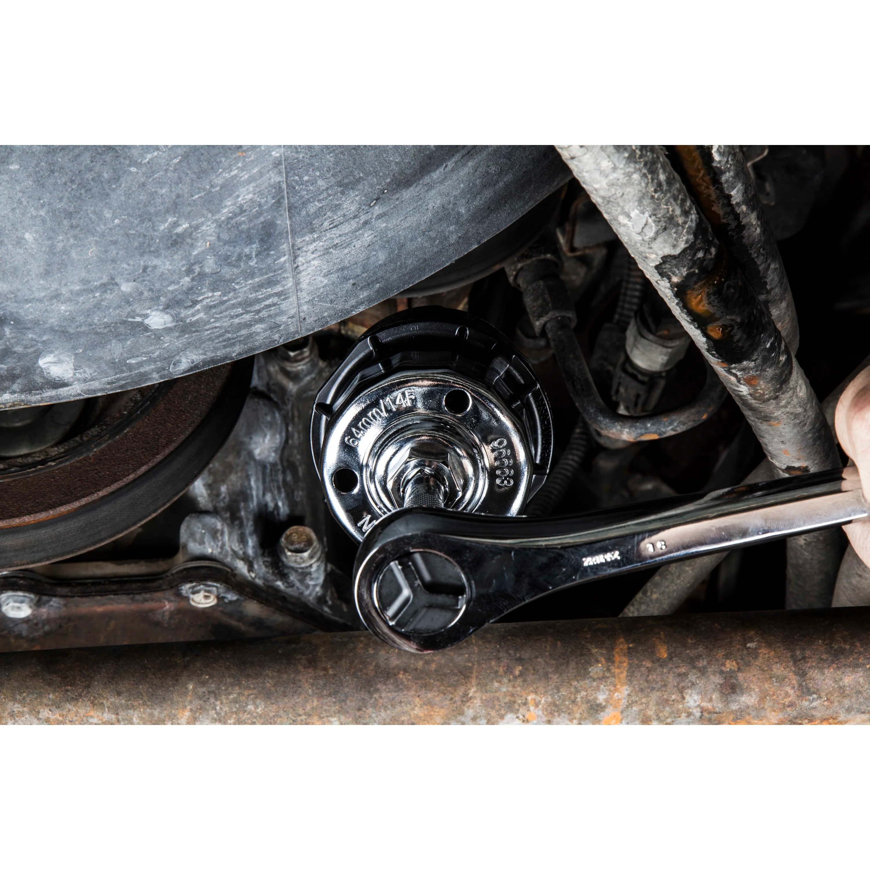 Oil Filter Cap Wrench 64mm x 14 Flute - Image 5