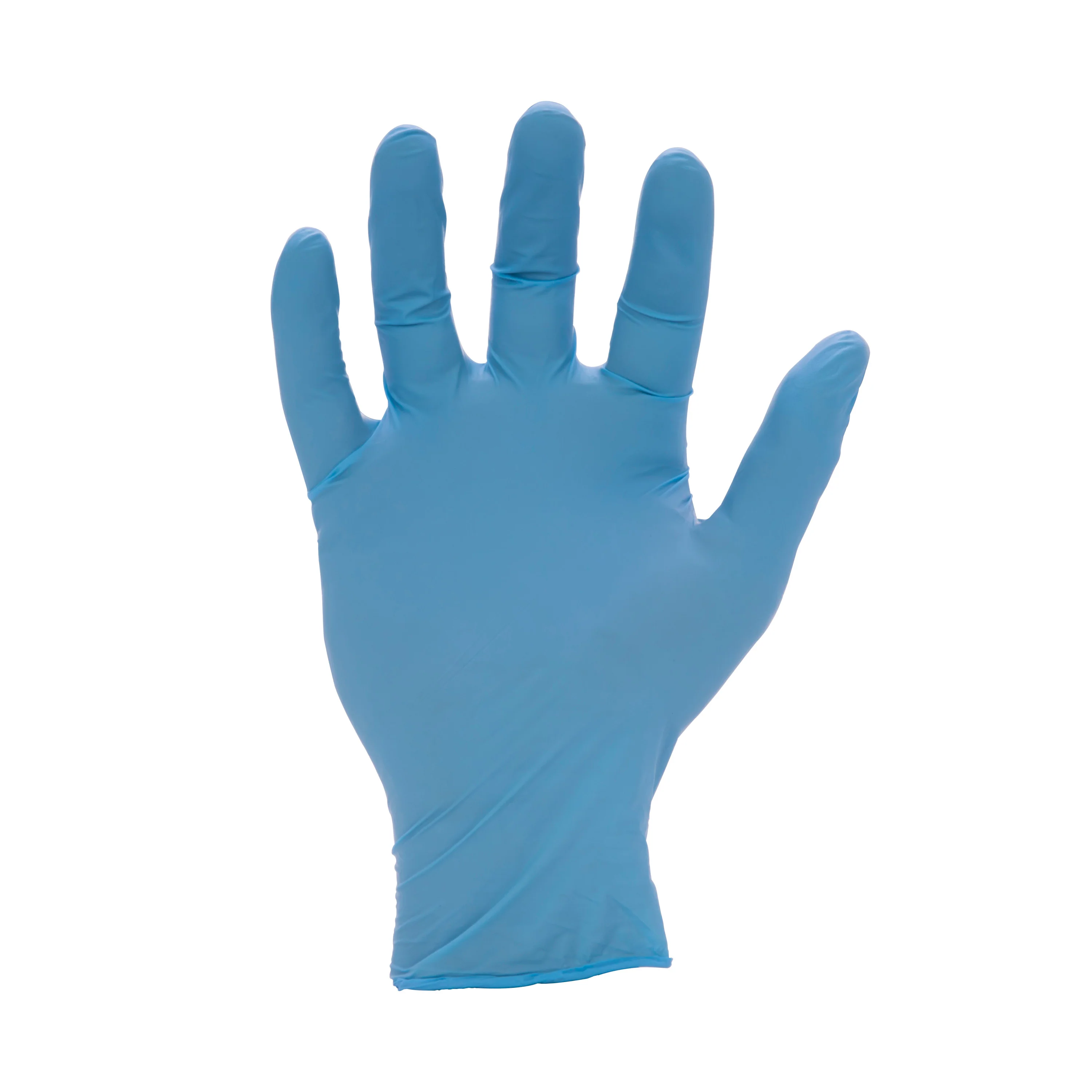 Disposable 4mil Blue Nitrile Gloves (Latex Free) (100 Count Box) - Image 4