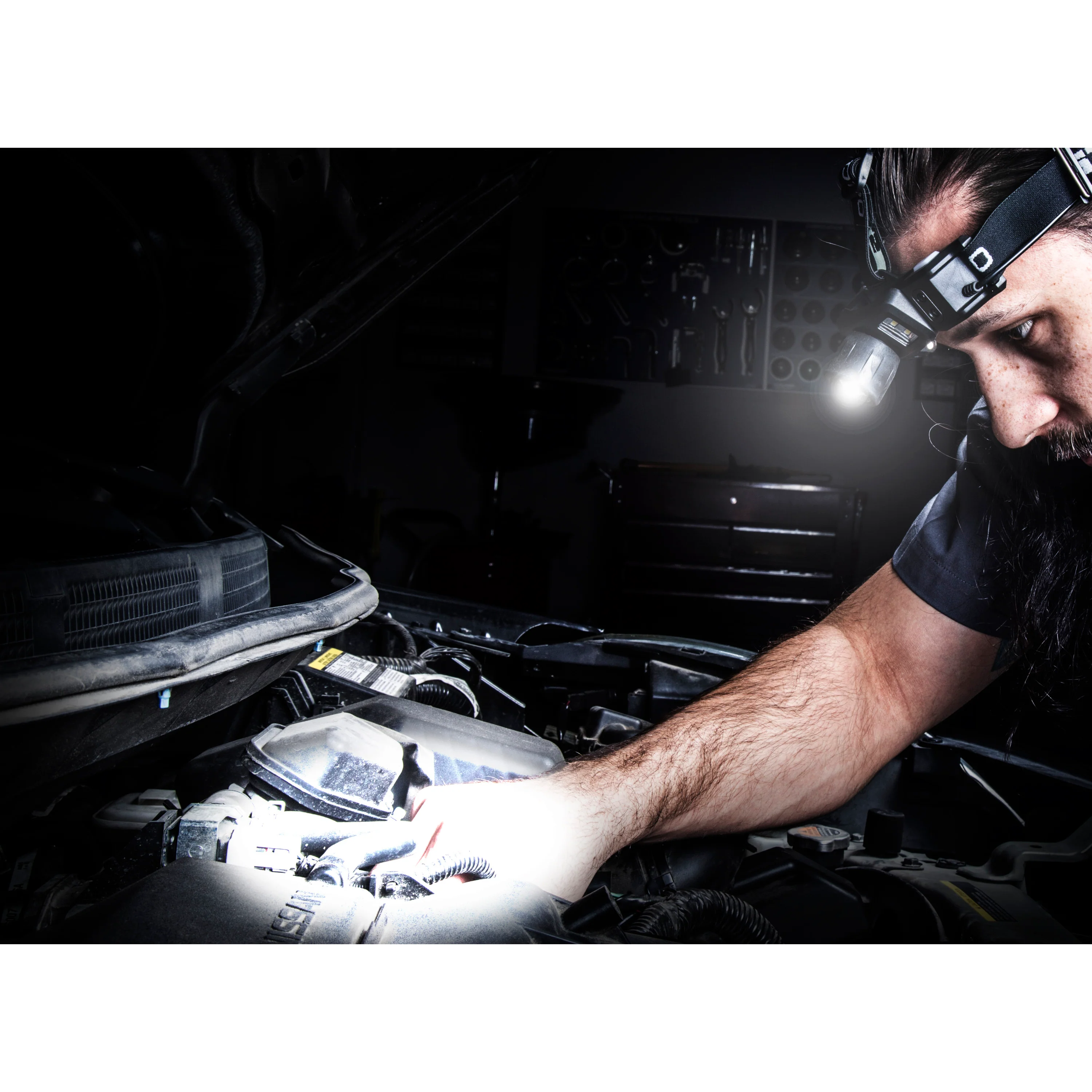 Multi-Mode Focusing Rechargeable Headlamp with Rear Safety Light - Image 13
