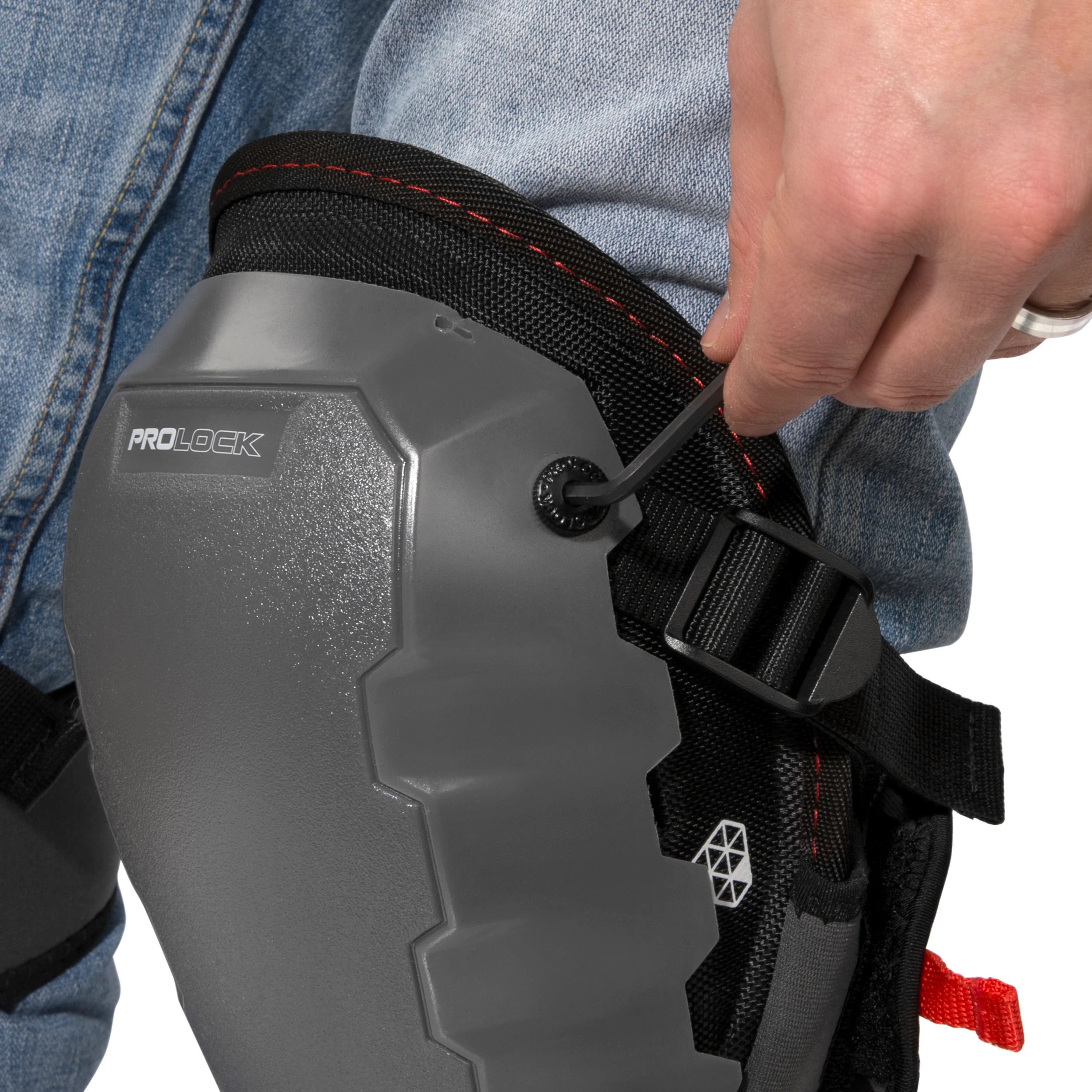 2-Piece Gel Knee Pad and Non-Marring Cap Attachment Combo Pack - Image 7