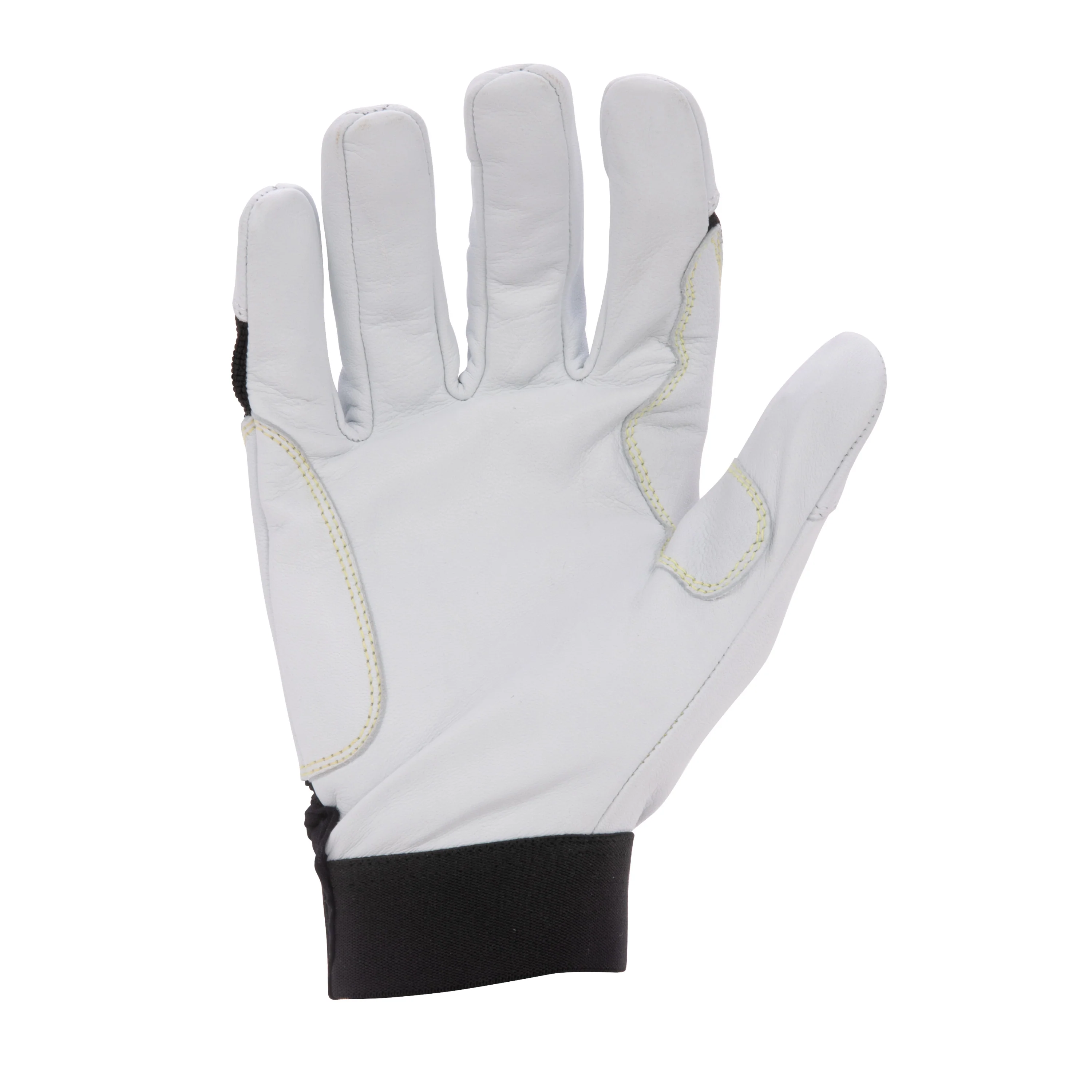 Goatskin Leather Palm Cut 5 Fabricator Gloves, Black - Image 4