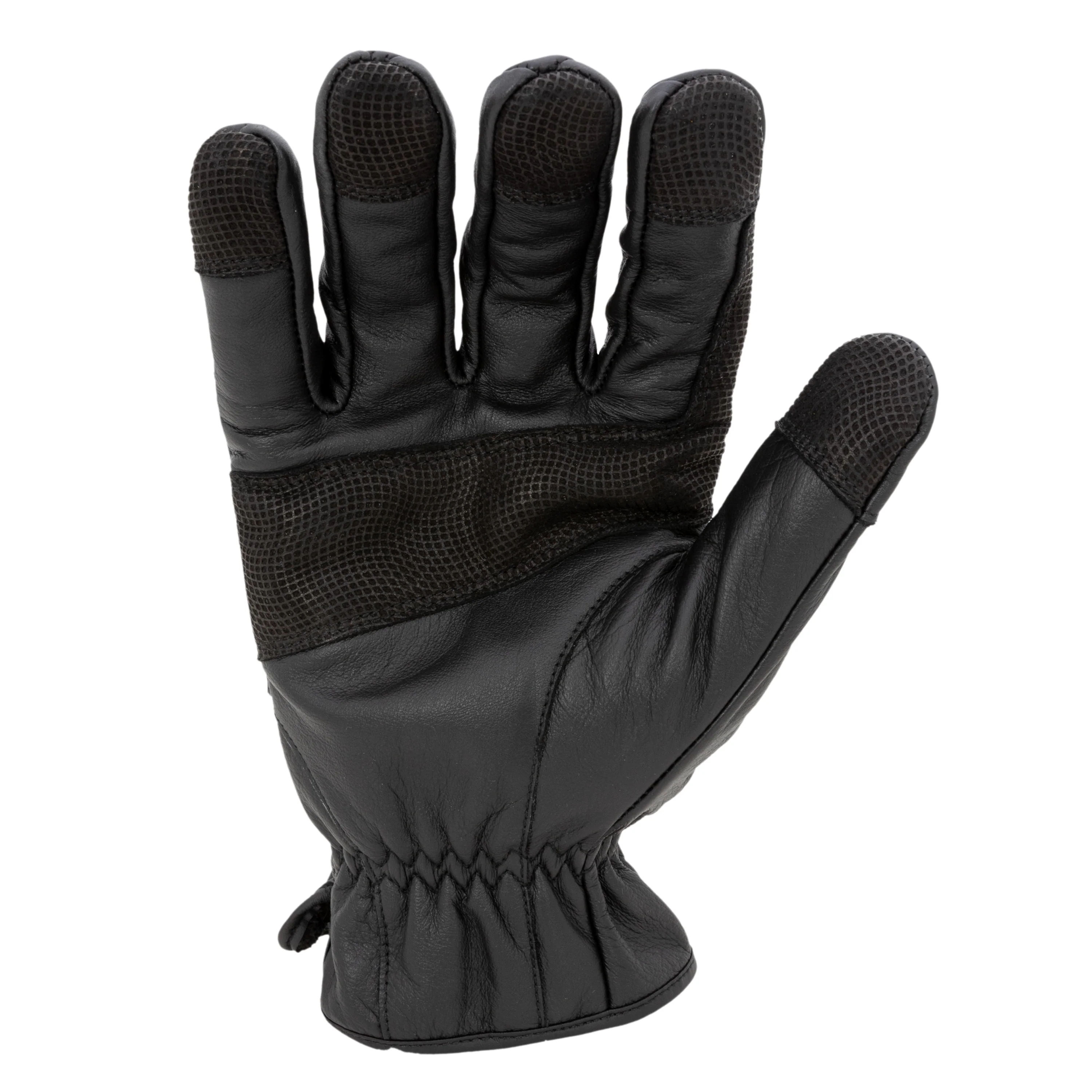 GSA Compliant ANSI A3 Cut Resistant Leather Driver Work Glove in Black - Image 4