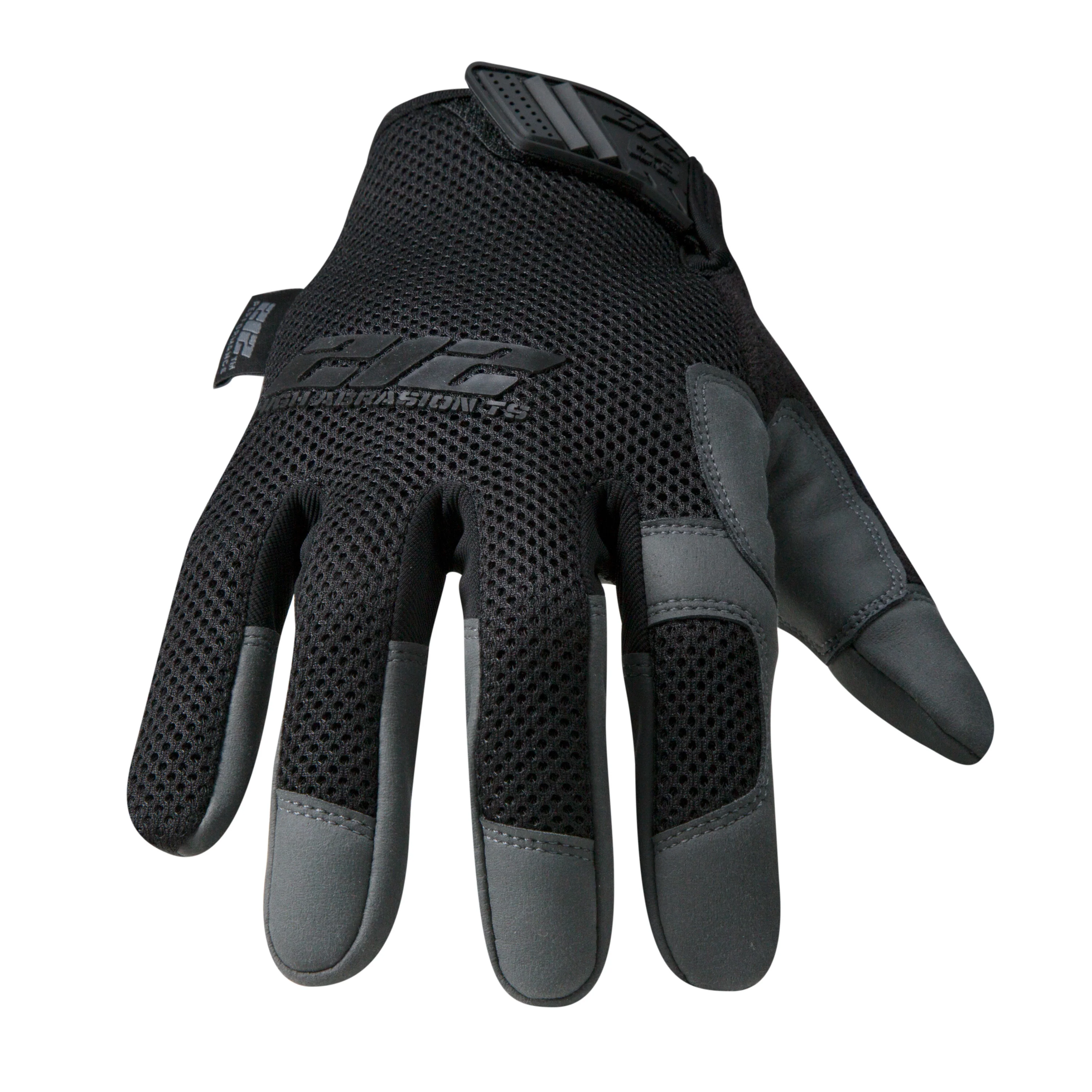 Cut Resistant High Abrasion Air Mesh Touch Gloves in Black (EN Level 3) - Image 2