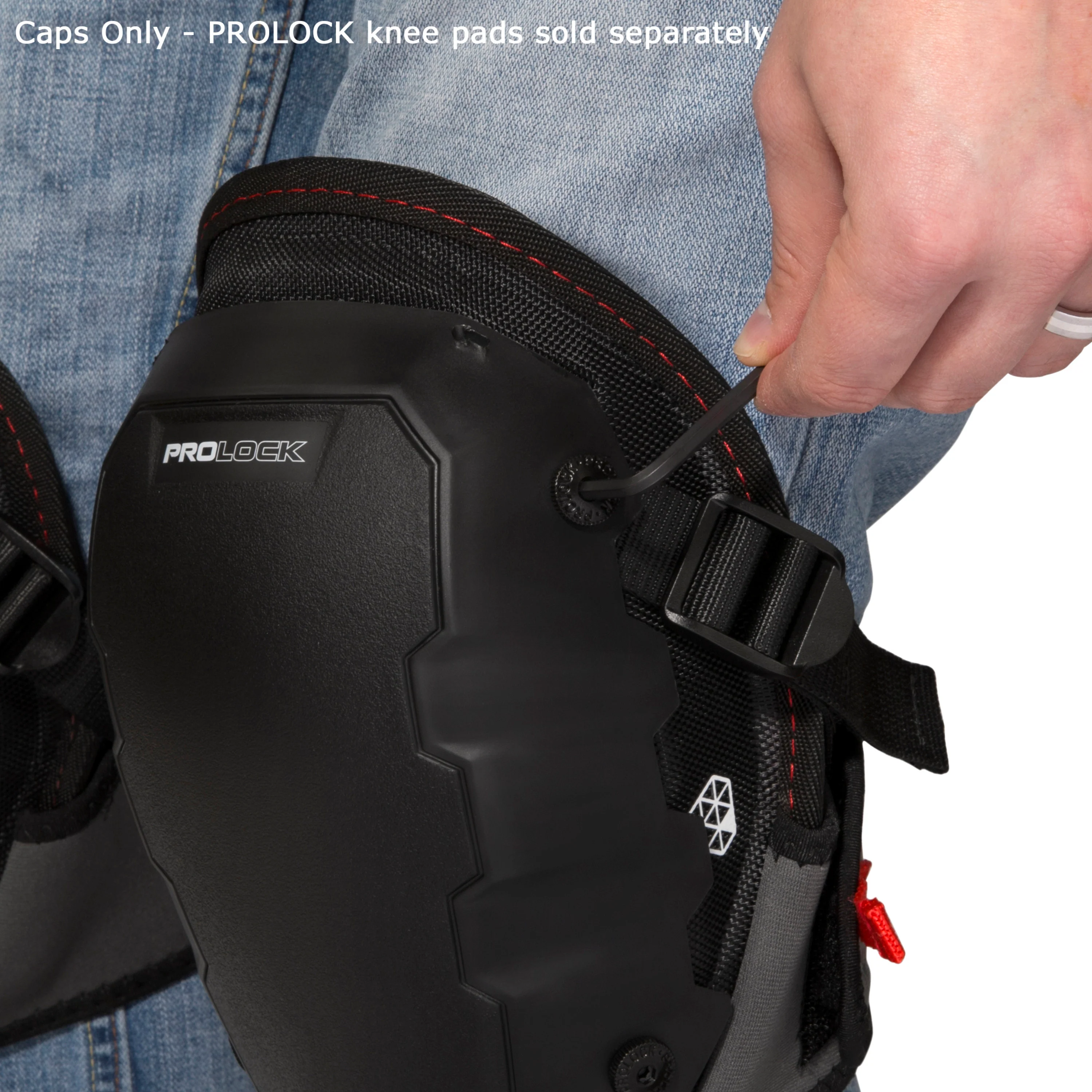 Hard Cap Attachment for PROLOCK Knee Pads (1 pair, caps only) - Image 6