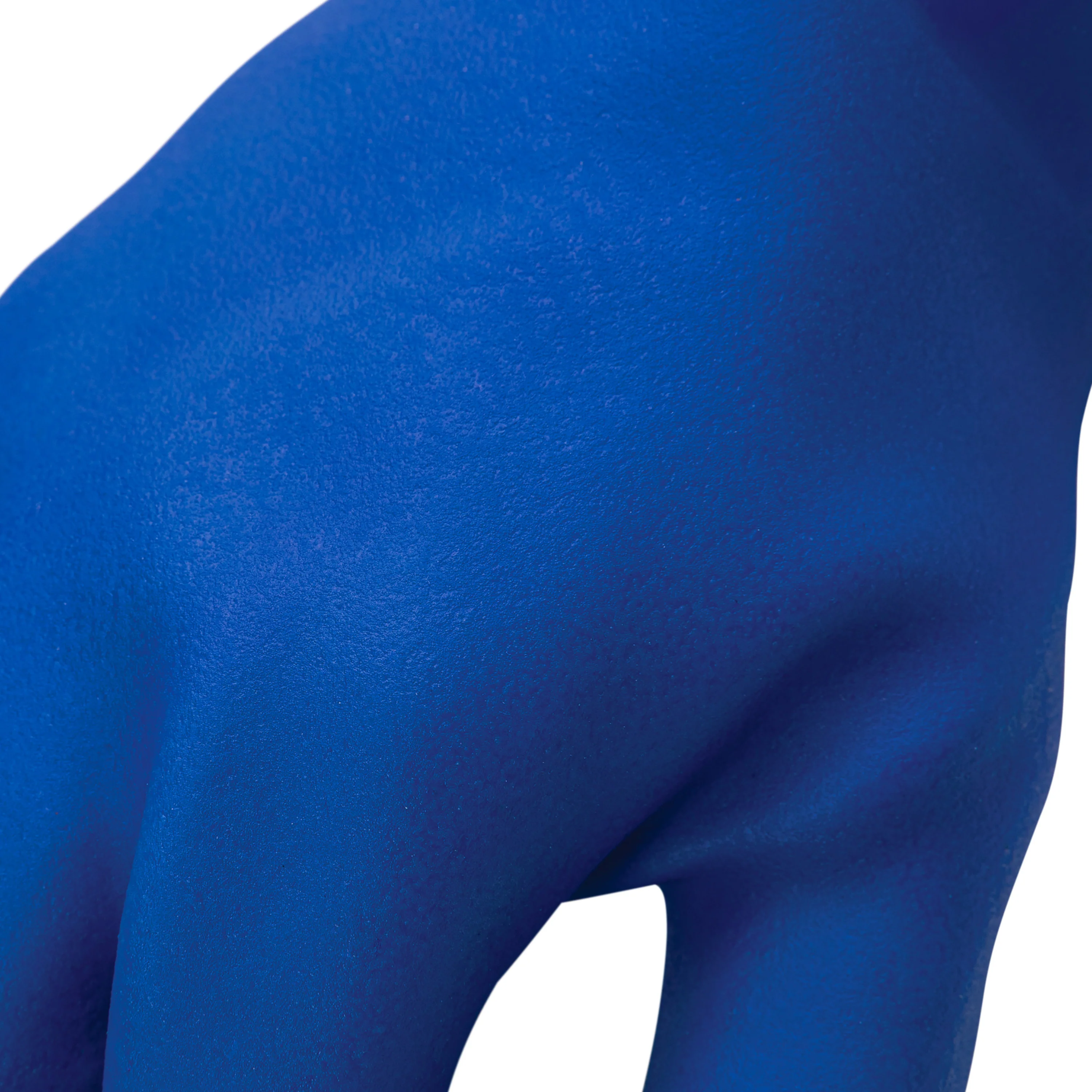 Heat and Liquid Resistant Elbow Length Protective Gloves in Blue and Black - Image 5