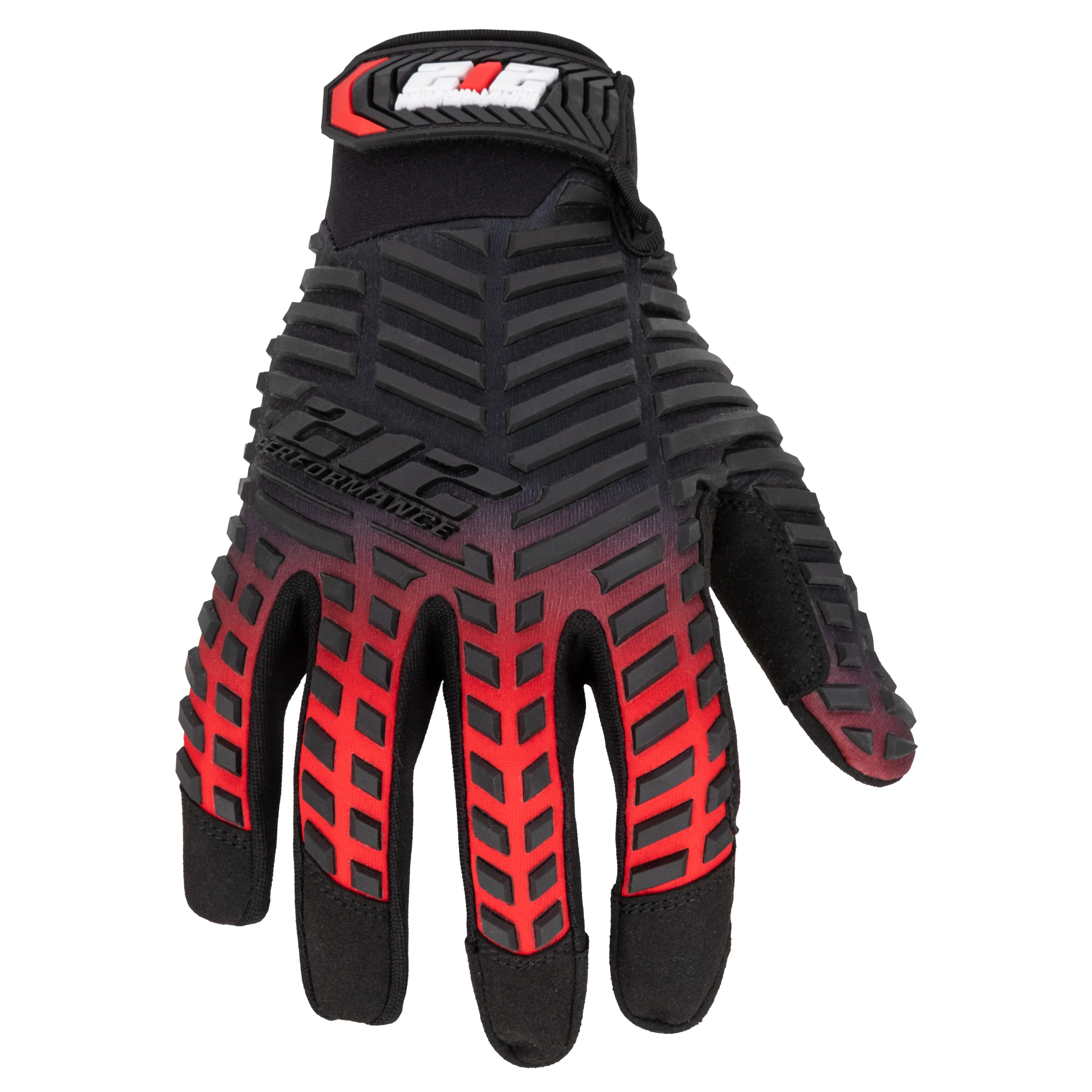High Abrasion Resistant Utility Pro Work Gloves in Red, Gray, and Black - Image 2