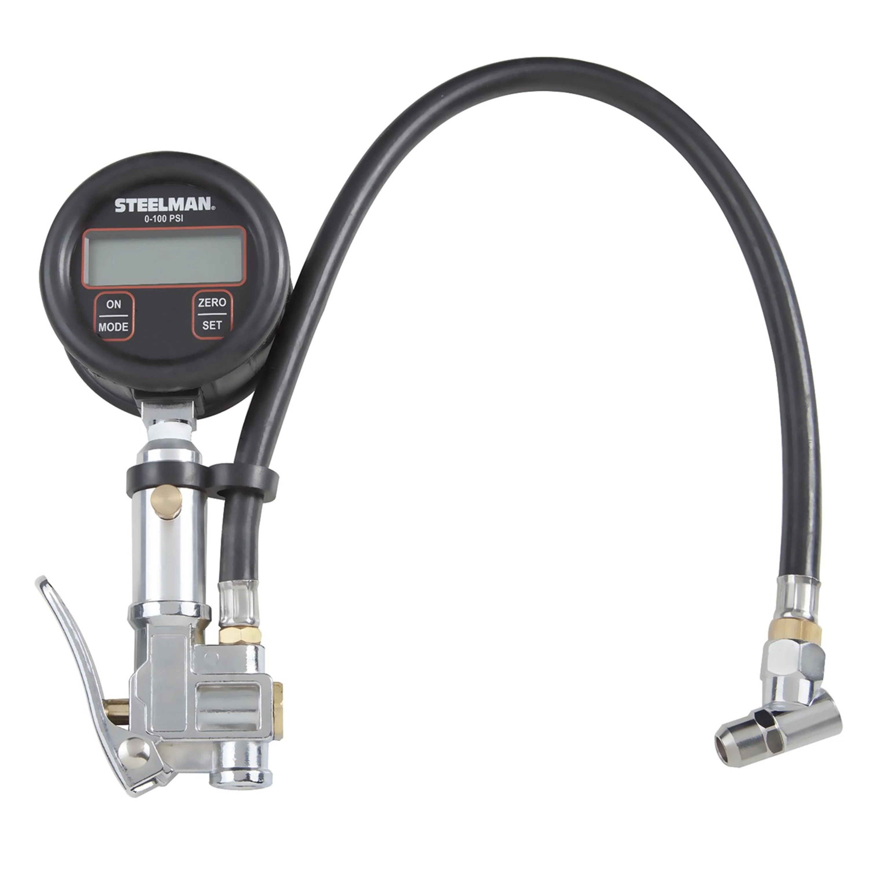 High Accuracy Digital Gauge Tire Inflator with Temperature Compensation and 15-Inch Hose Whip, 0-100 PSI - Image 2