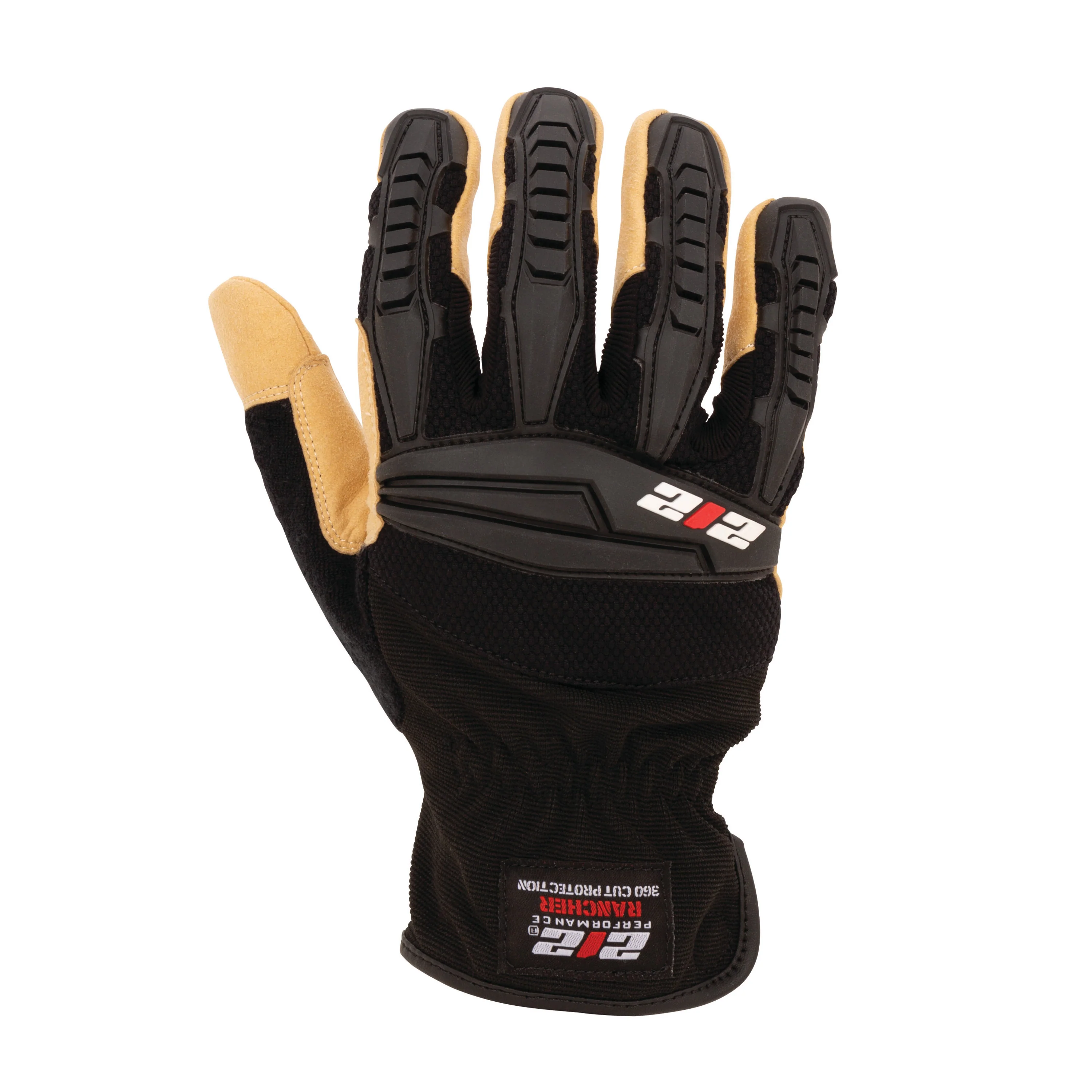 Impact Speedcuff ANSI Cut 5 Embossed Palm Rancher Gloves - Image 4