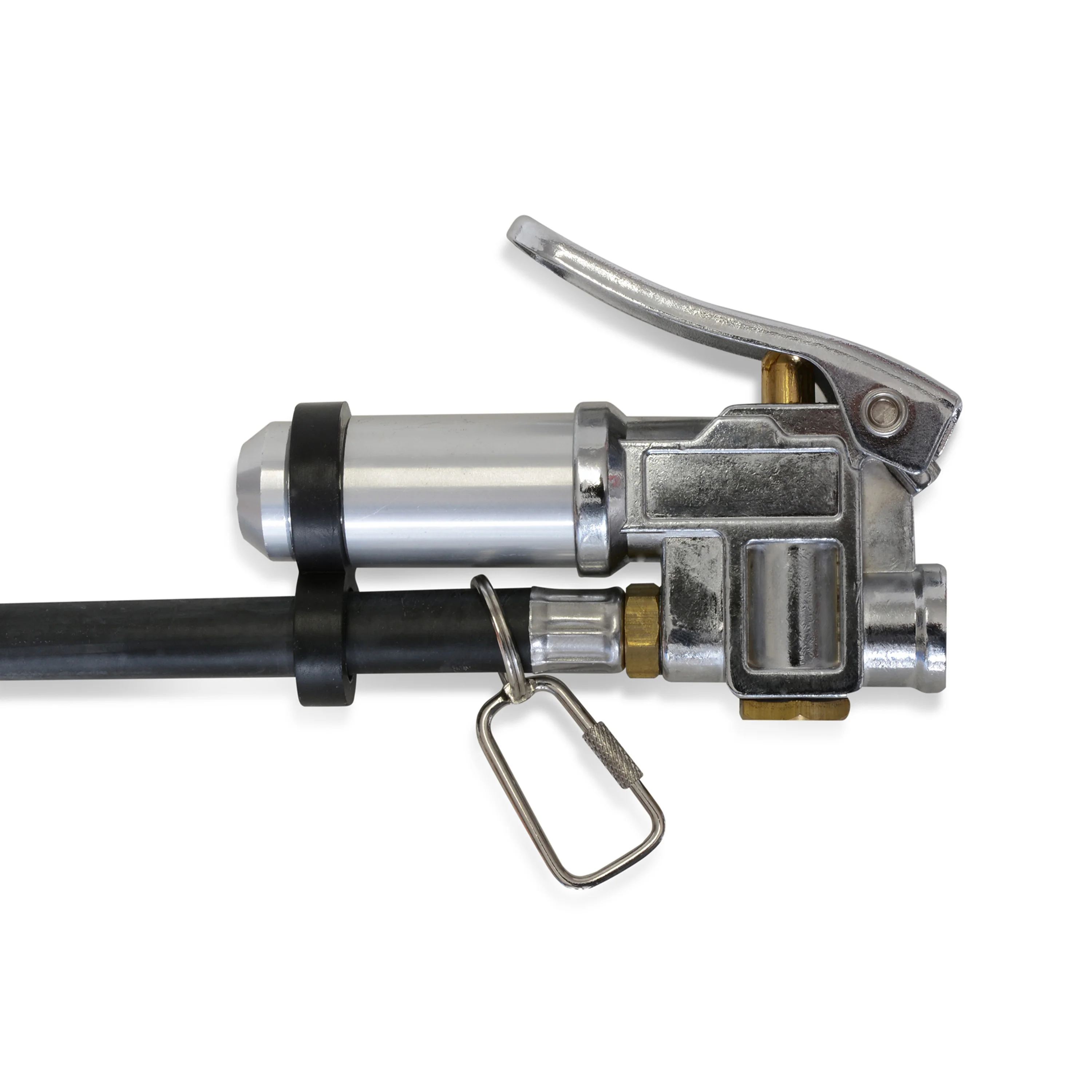Air Inflator Body with 18-Inch Reinforced Rubber Whip Hose and Quick Release Swivel Tip - Image 4