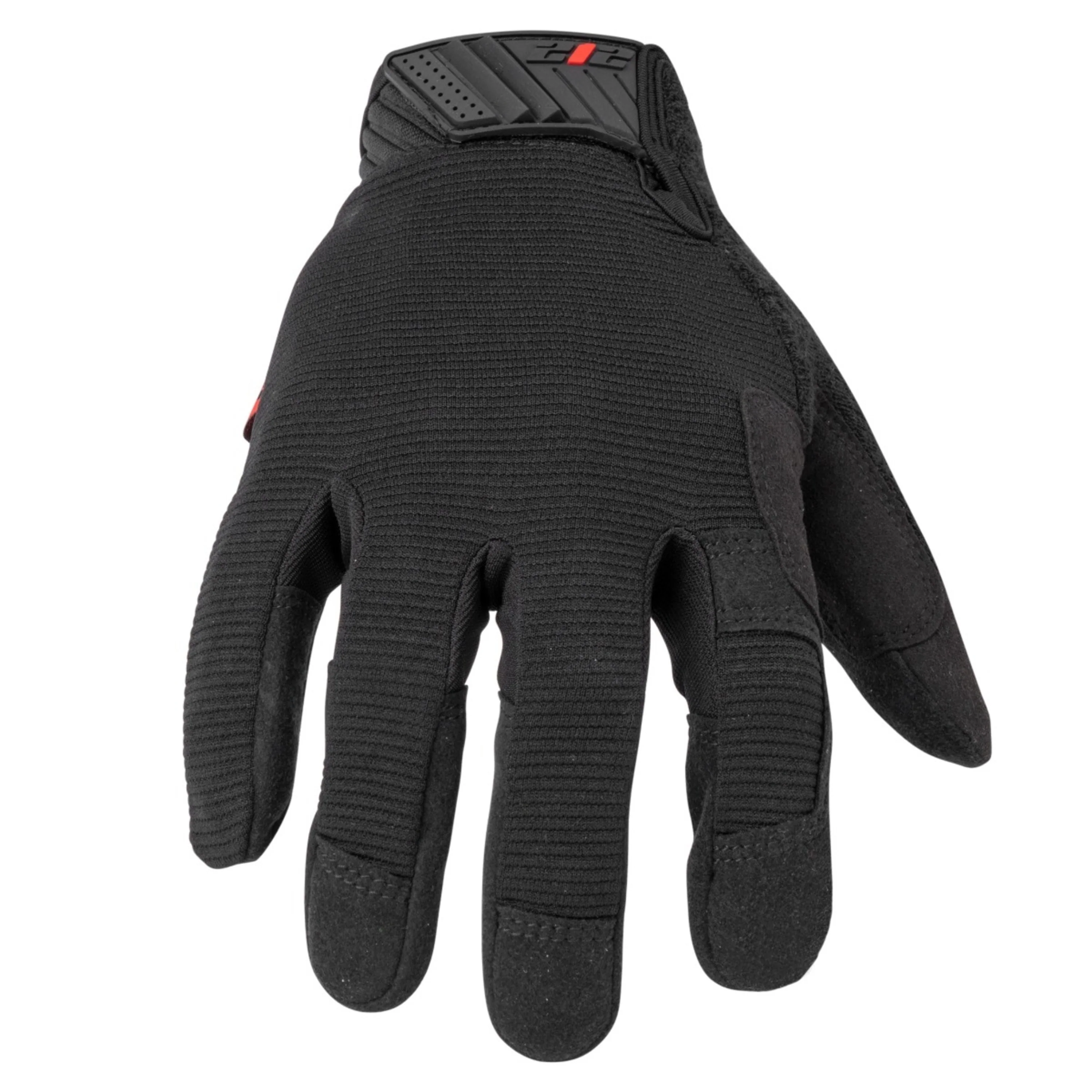 Touchscreen Compatible Mechanic Gloves in Black - Image 4
