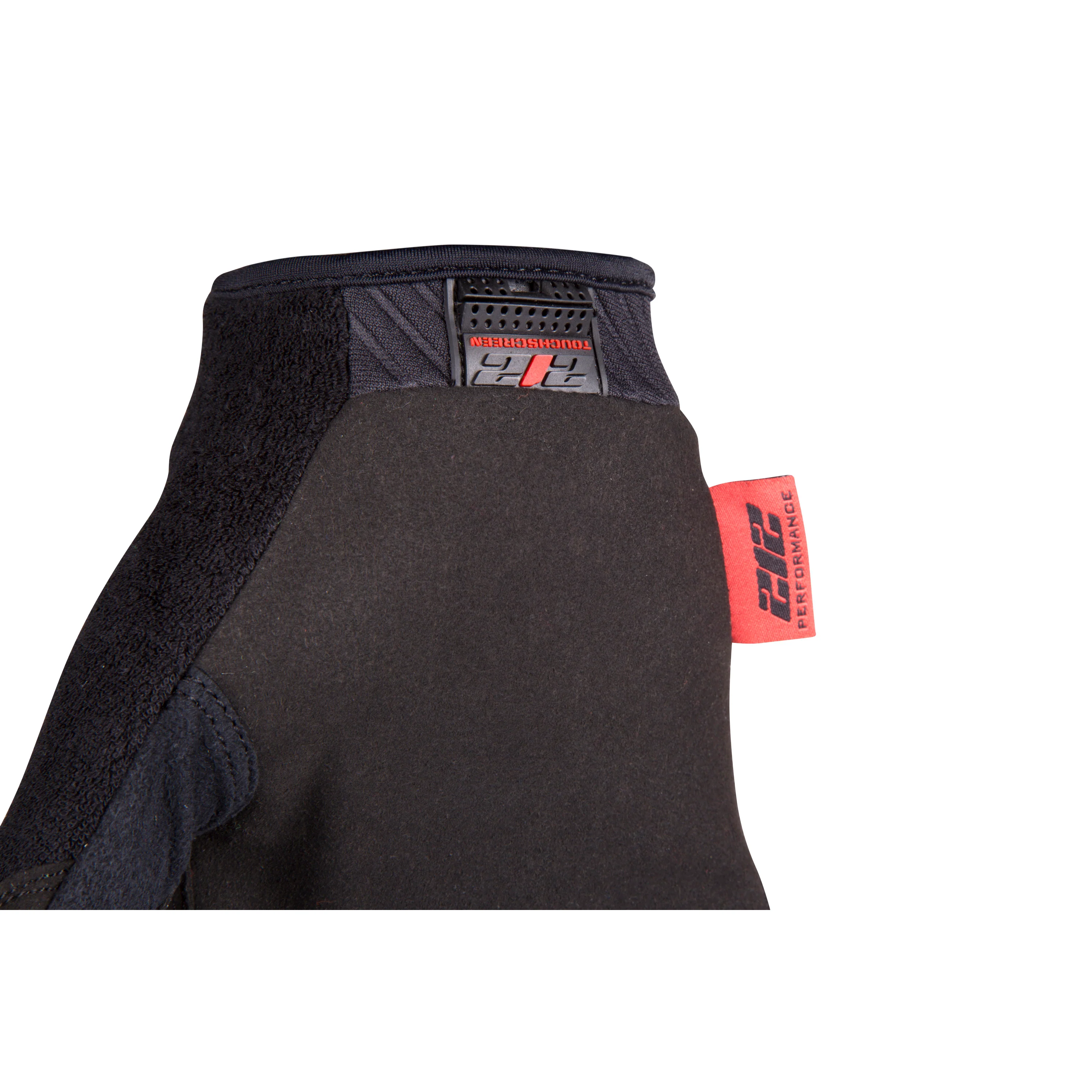 Touchscreen Compatible Mechanic Gloves in Black with Logo - Image 7