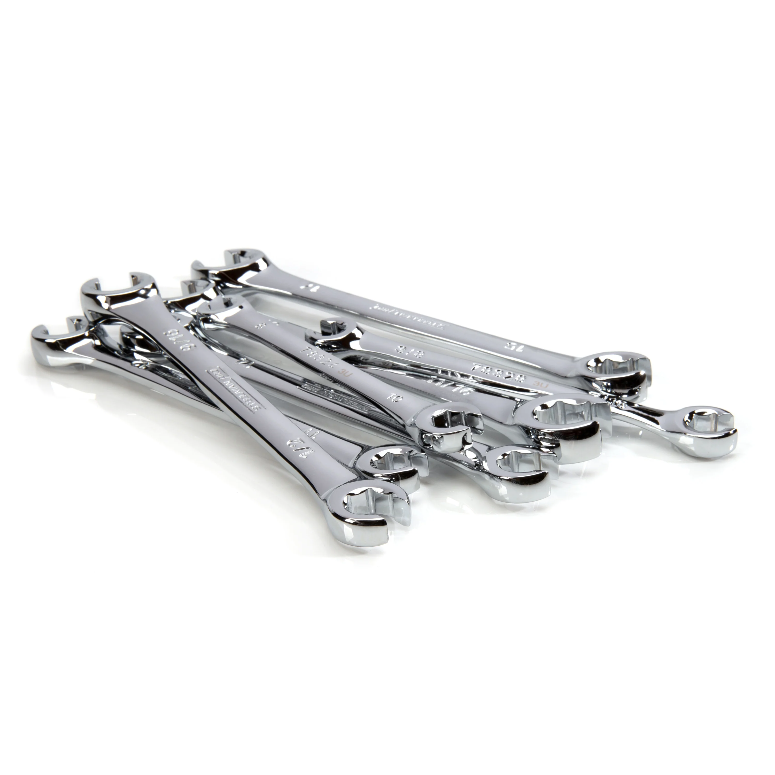 7-Piece Metric and SAE 6-Point Flare Nut Wrench Set - Image 7