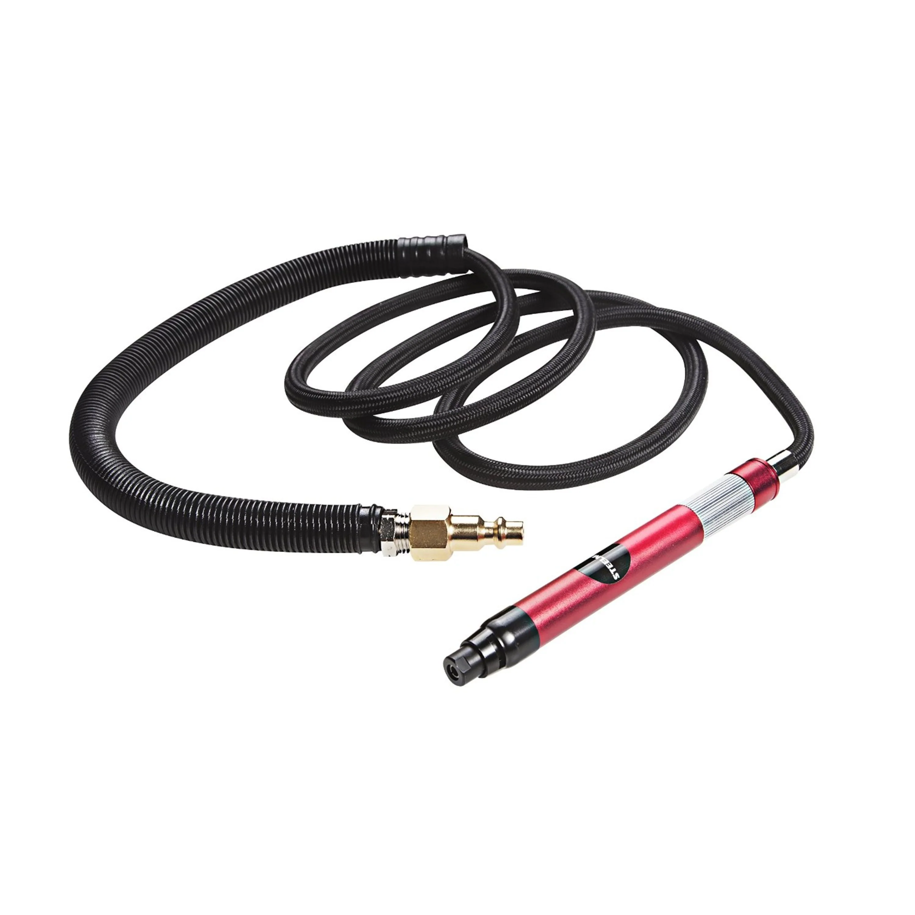 1/8-Inch Micro Pneumatic Die Grinder with Rear Exhaust and 5-Foot Hose - Image 2