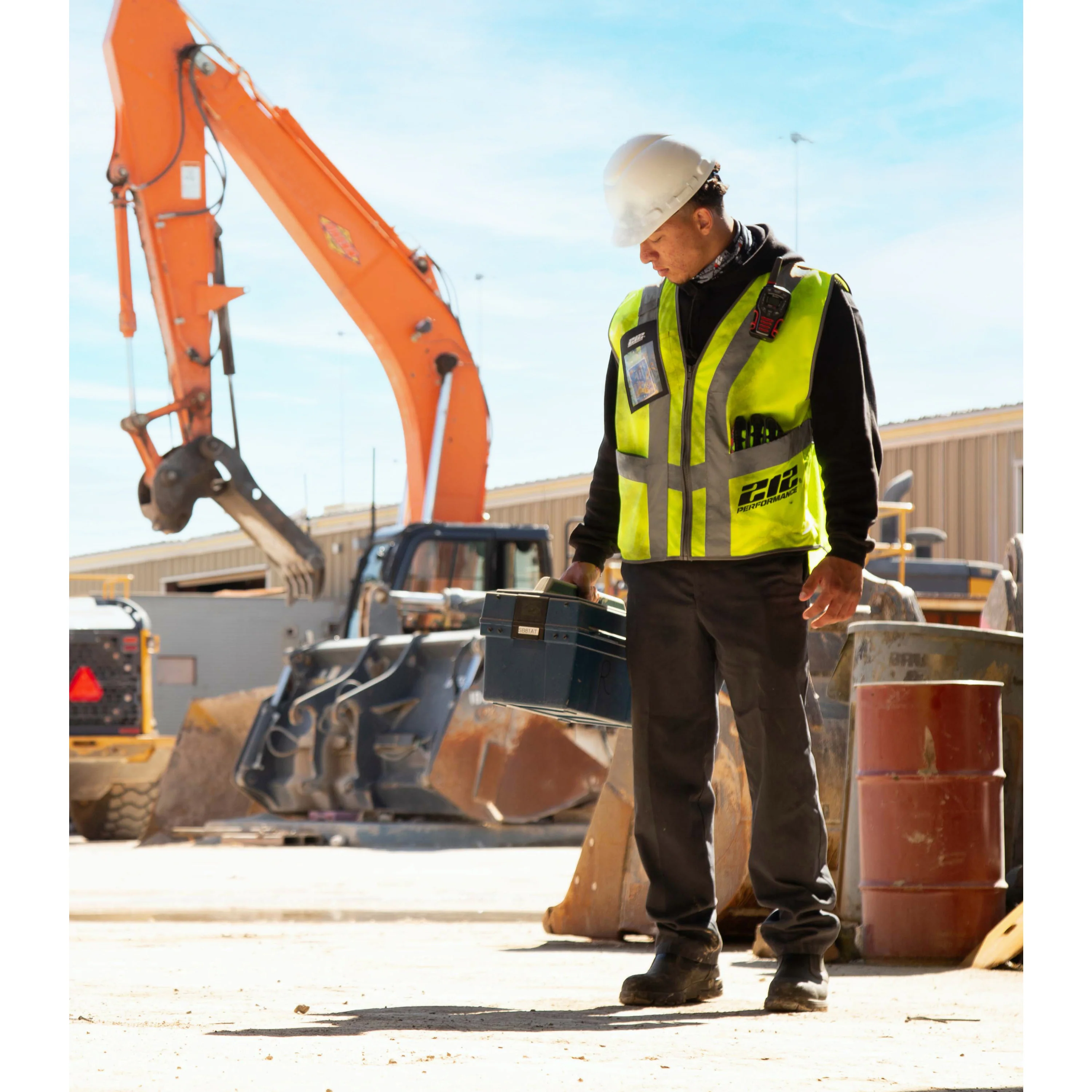 Hi-Viz ANSI Class 2 Safety Vest with Windowed Badge Pocket - Image 7