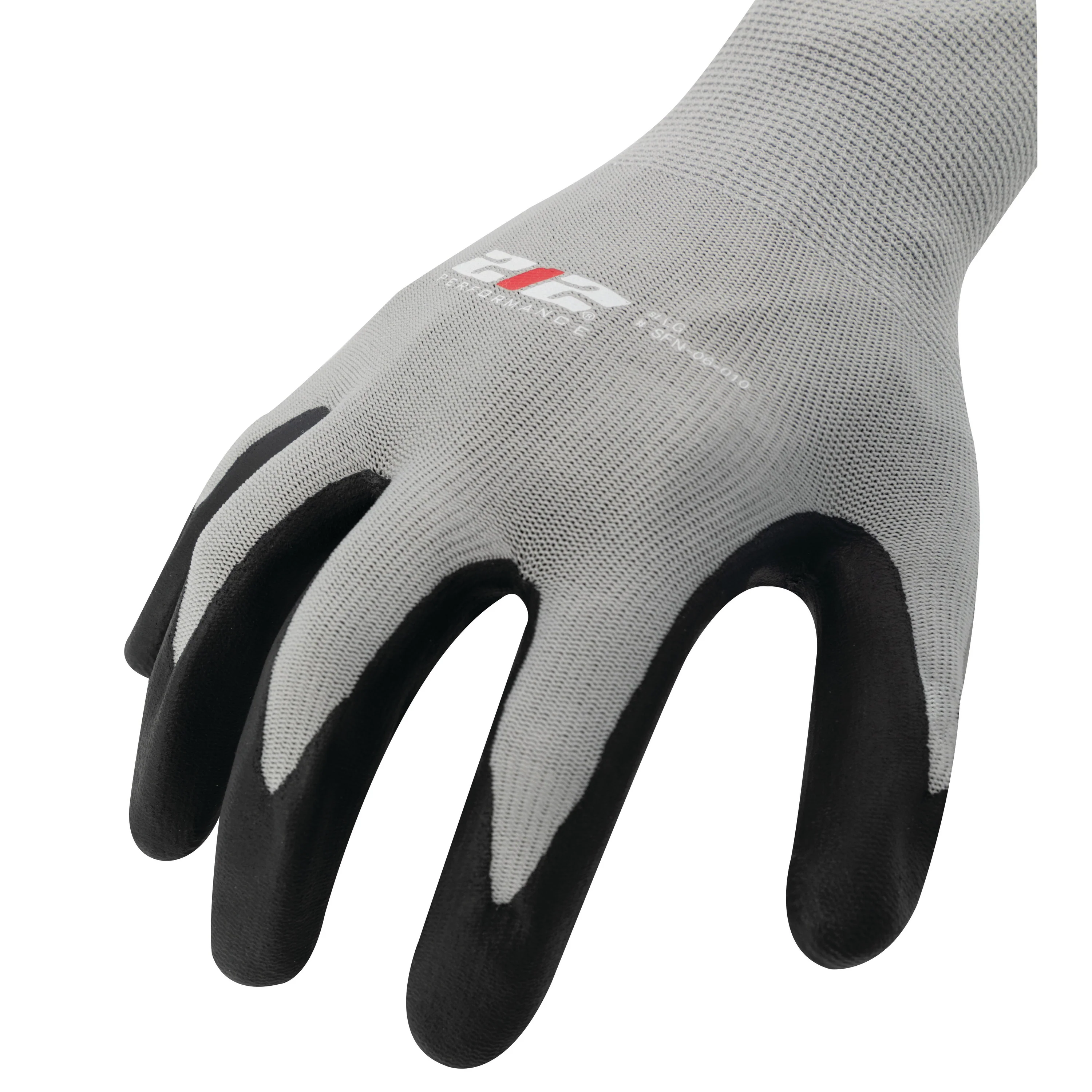 Multipurpose Seamless Foam Nitrile Palm Work Gloves in Gray - Image 6