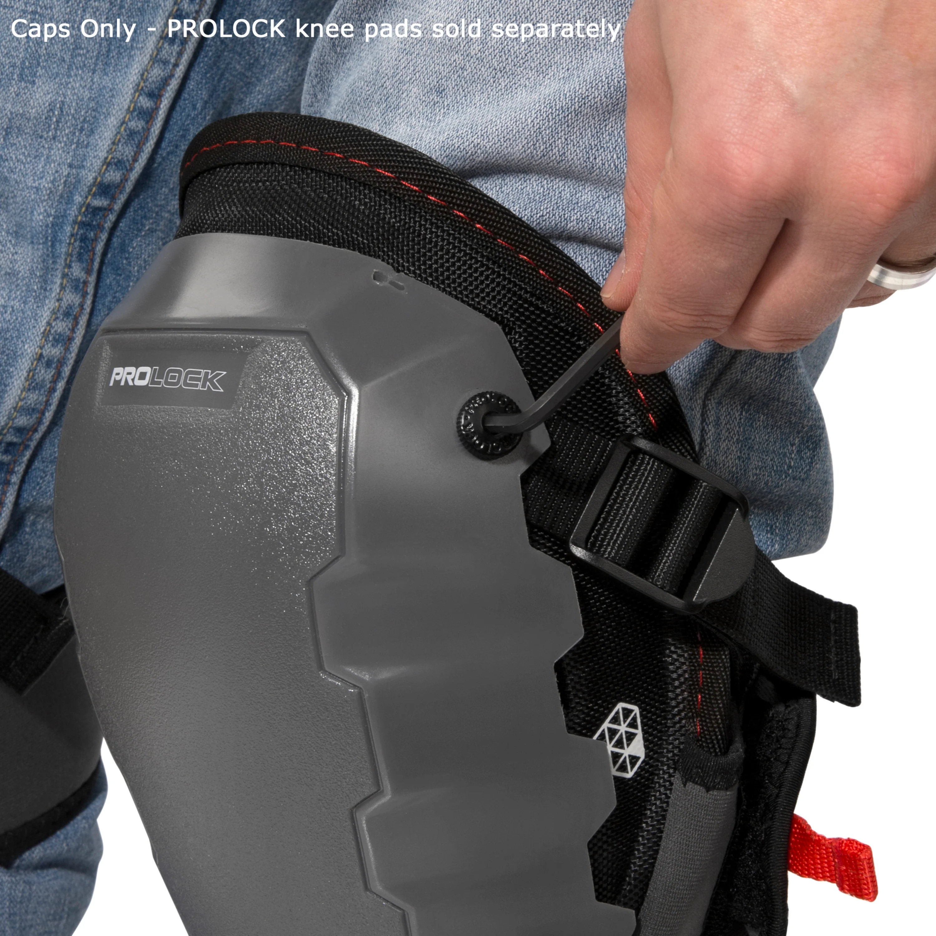 Non-Marring Cap Attachment for PROLOCK Knee Pads (1 pair, caps only) - Image 6