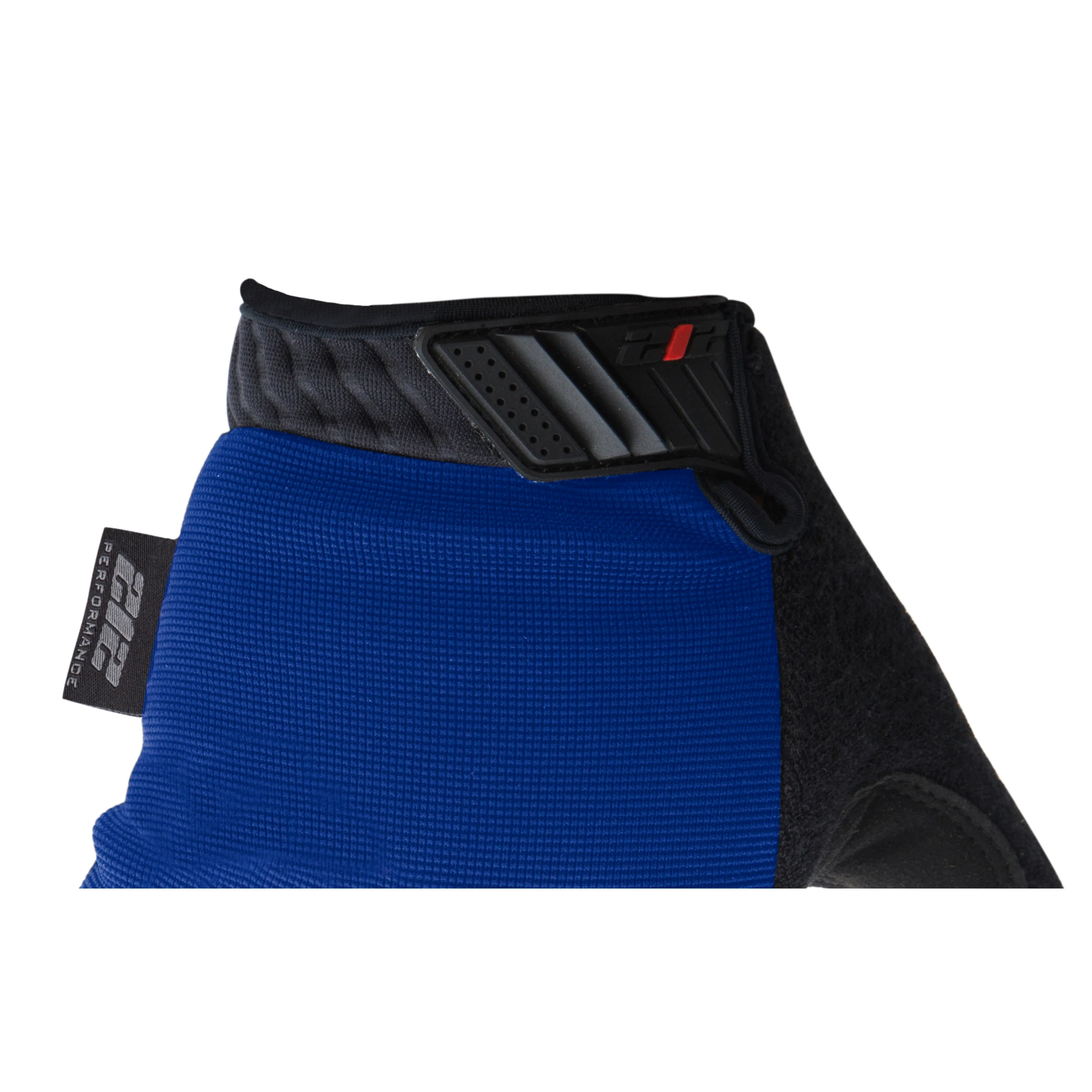Silicone Grip Touch-Screen Compatible Mechanic Gloves in Blue - Image 5