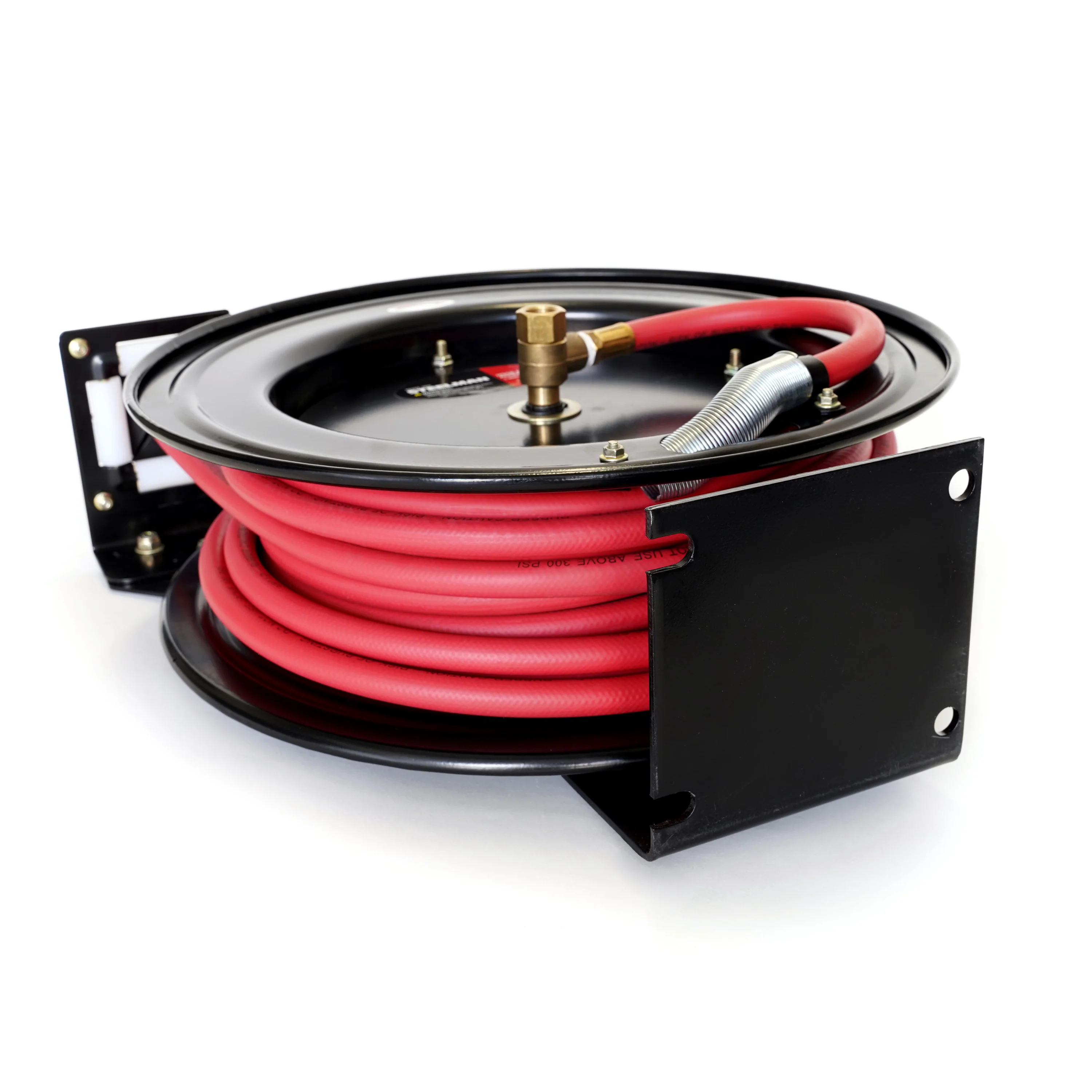 Enclosed Spring Pneumatic Hose Reel with 35-Foot 3/8-Inch ID Hose - Image 4