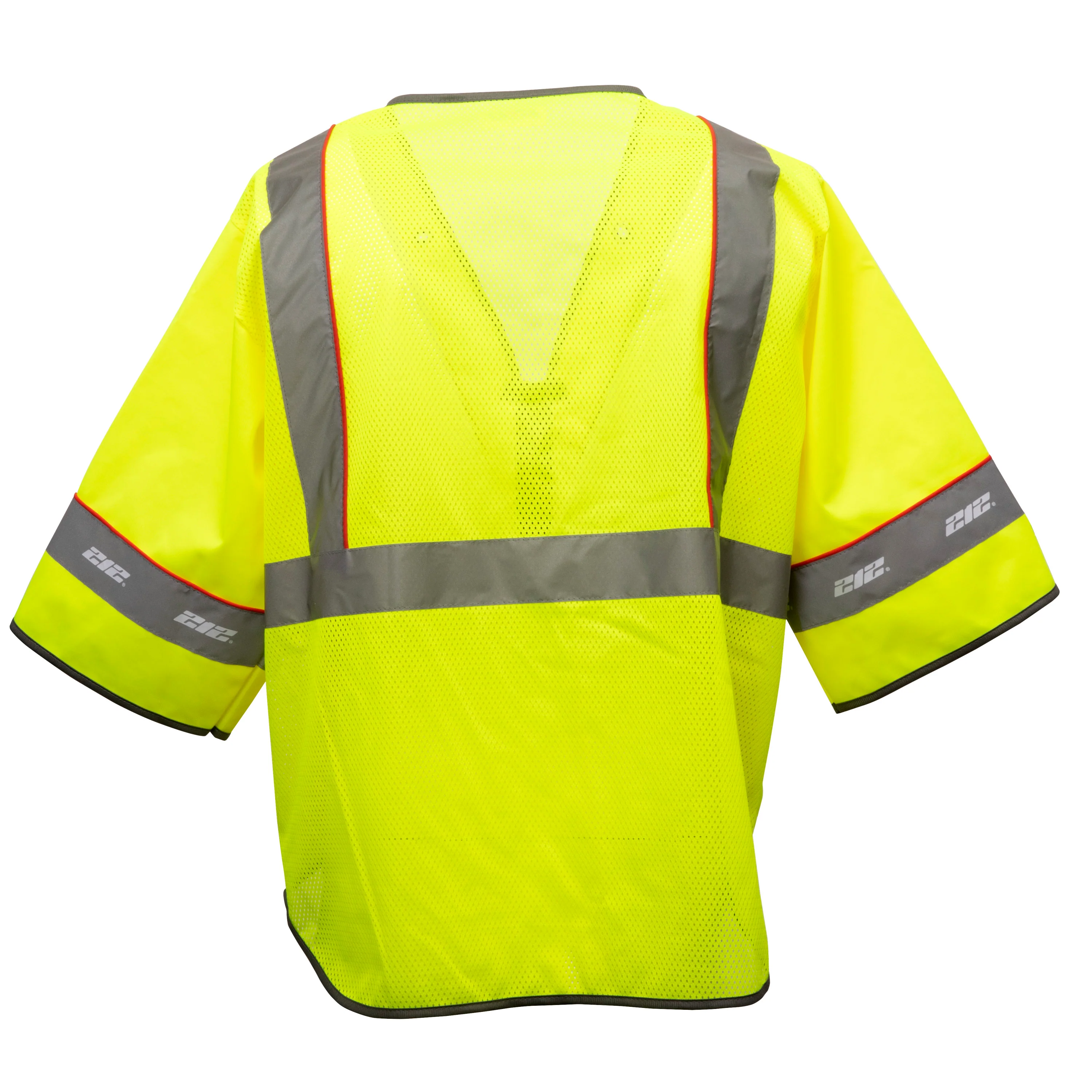 Premium Multi-Purpose Hi-Viz Safety Vest with Windowed Badge Pocket - Image 4