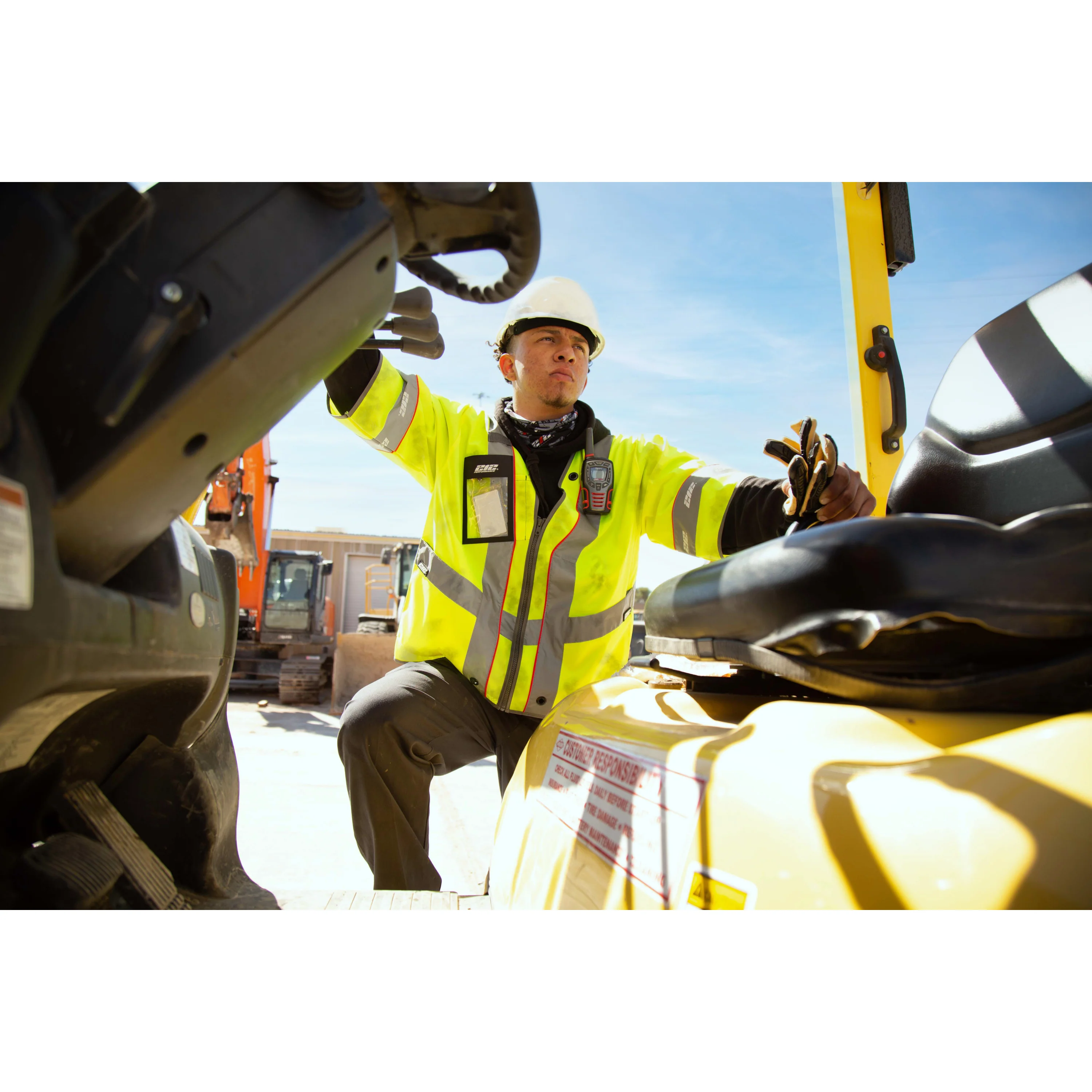 Premium Multi-Purpose Hi-Viz Safety Vest with Windowed Badge Pocket - Image 6