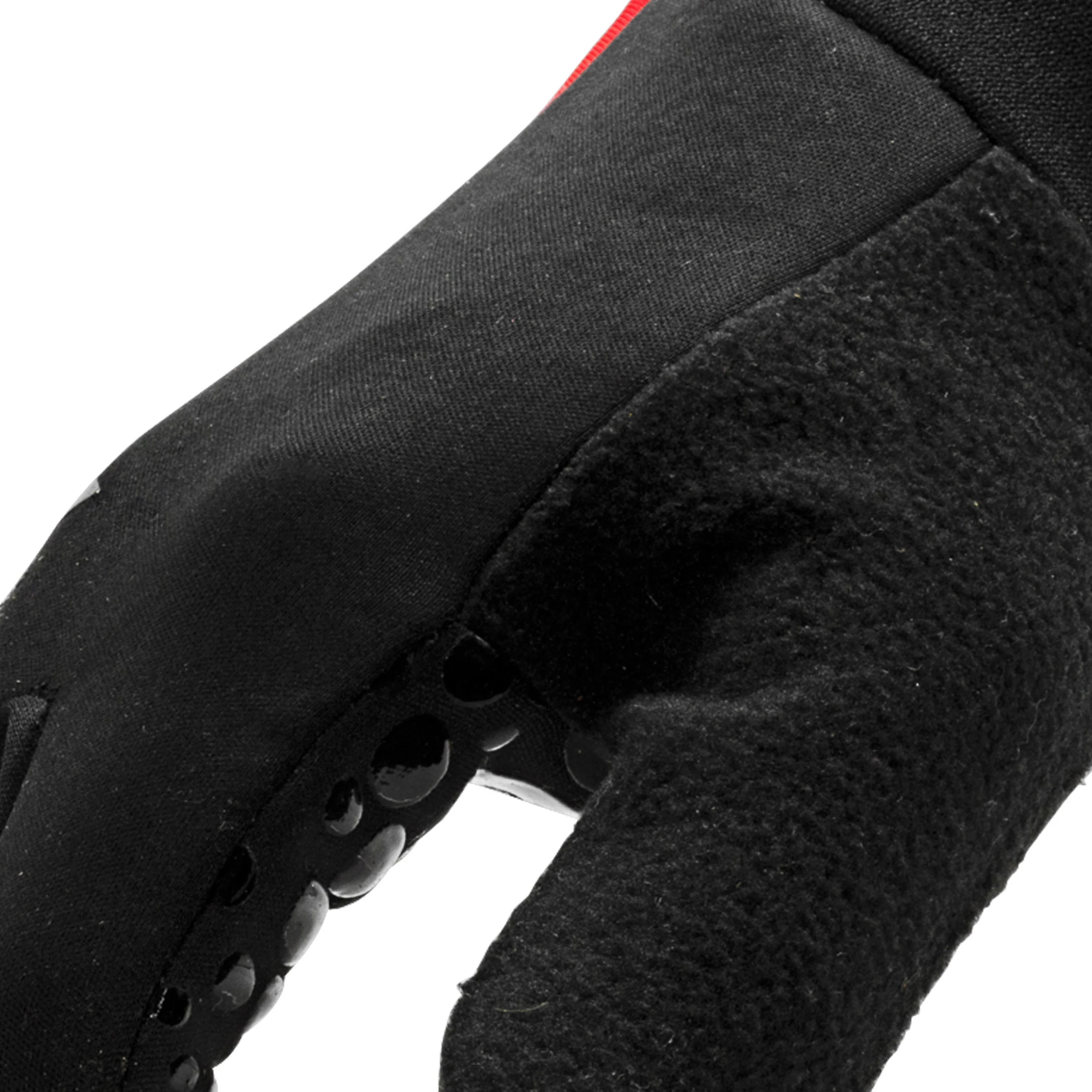 Silicone Palm Zipper Cuff Tundra Jogger Gloves in Black - Image 5