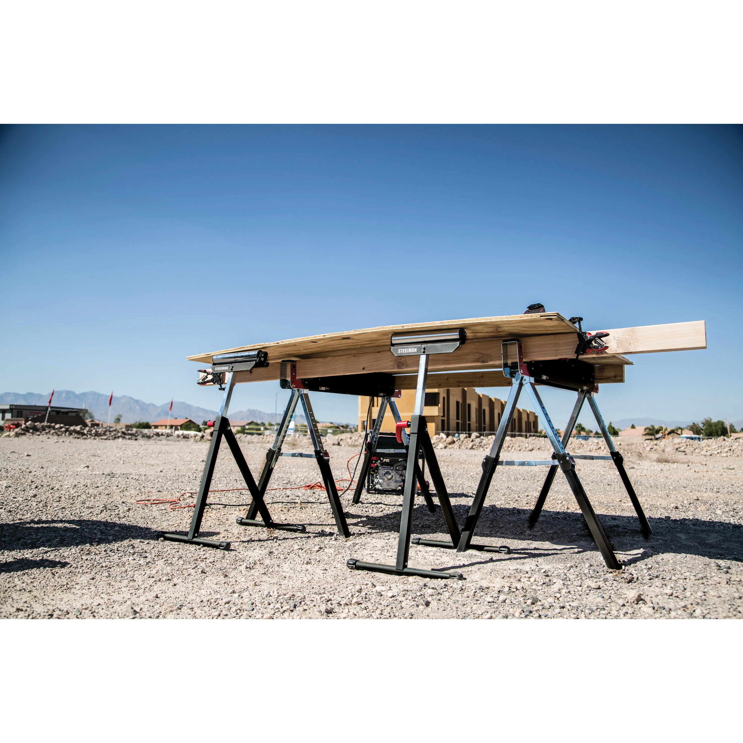 11.5-Inch Wide Adjustable Single Roller Material Support Stand - Image 8