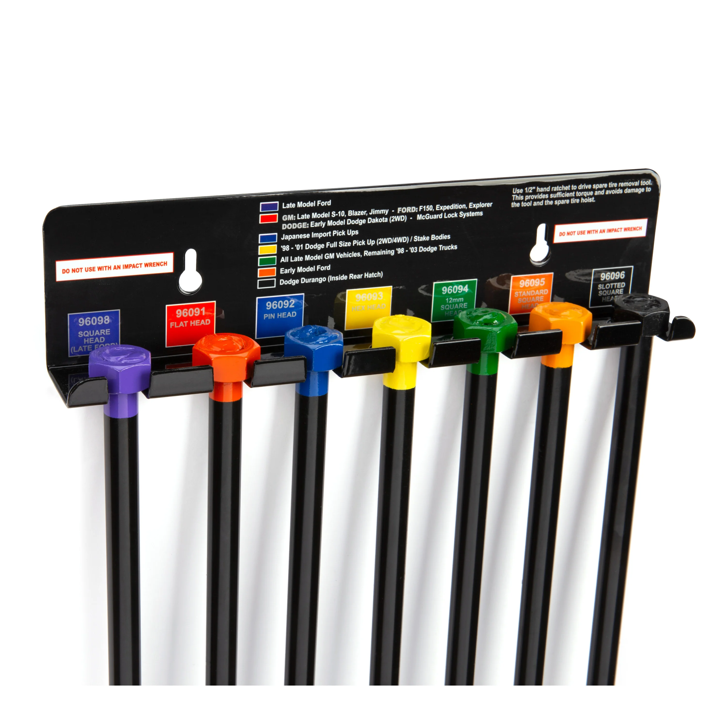 7-Piece Spare Tire Tool Kit - Image 6