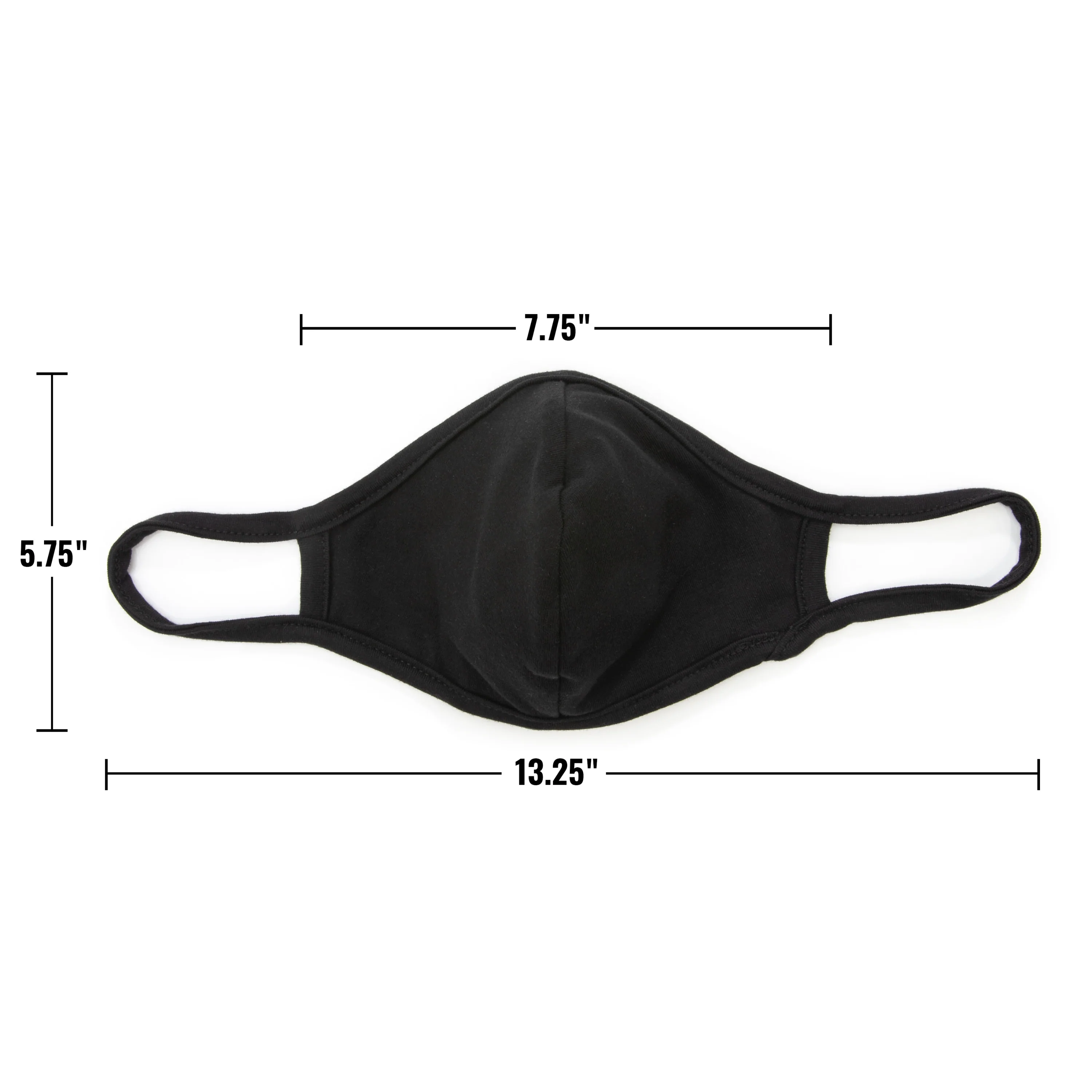 Washable Cotton Fabric Face Mask with Elastic Ear Straps - Image 5