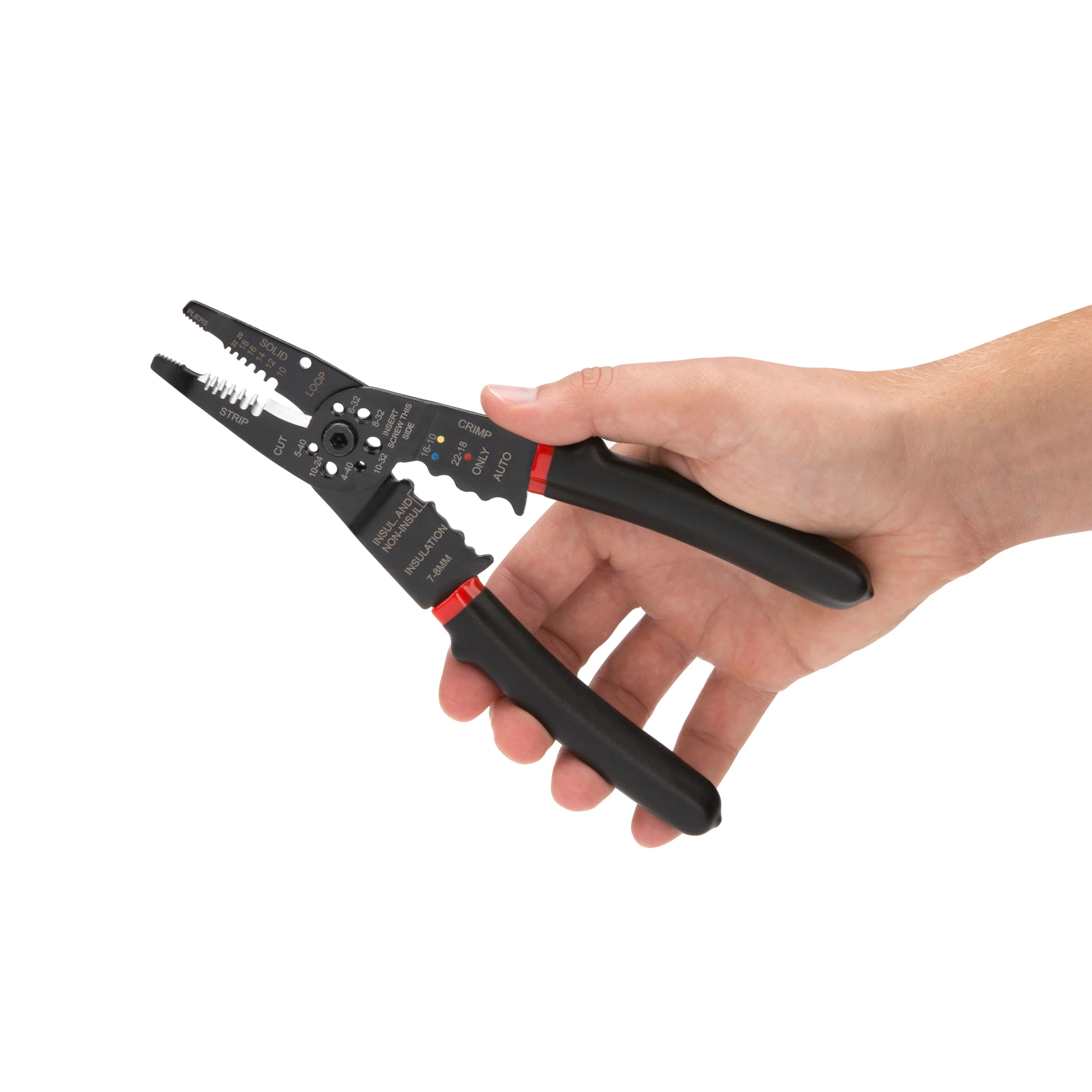 Universal Wire Stripper / Cutter / Crimper, 8-Inch - Image 8