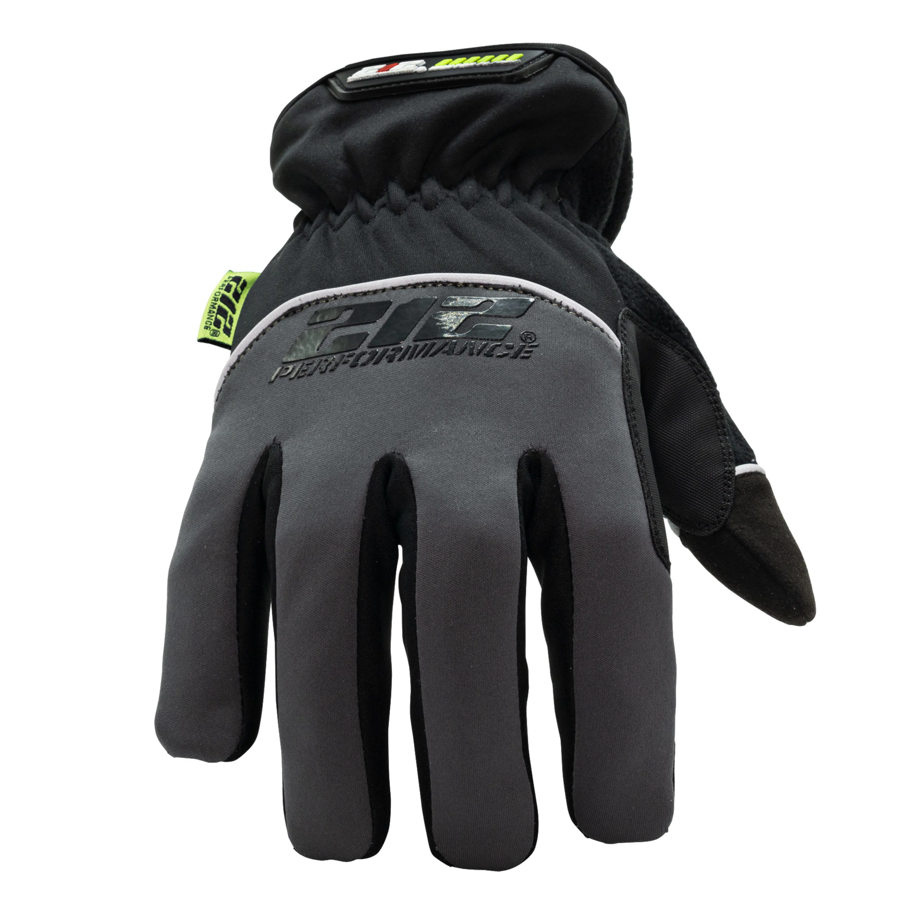 Waterproof Fleece Lined Tundra Touchscreen Screen Gloves in Gray and Black - Image 2